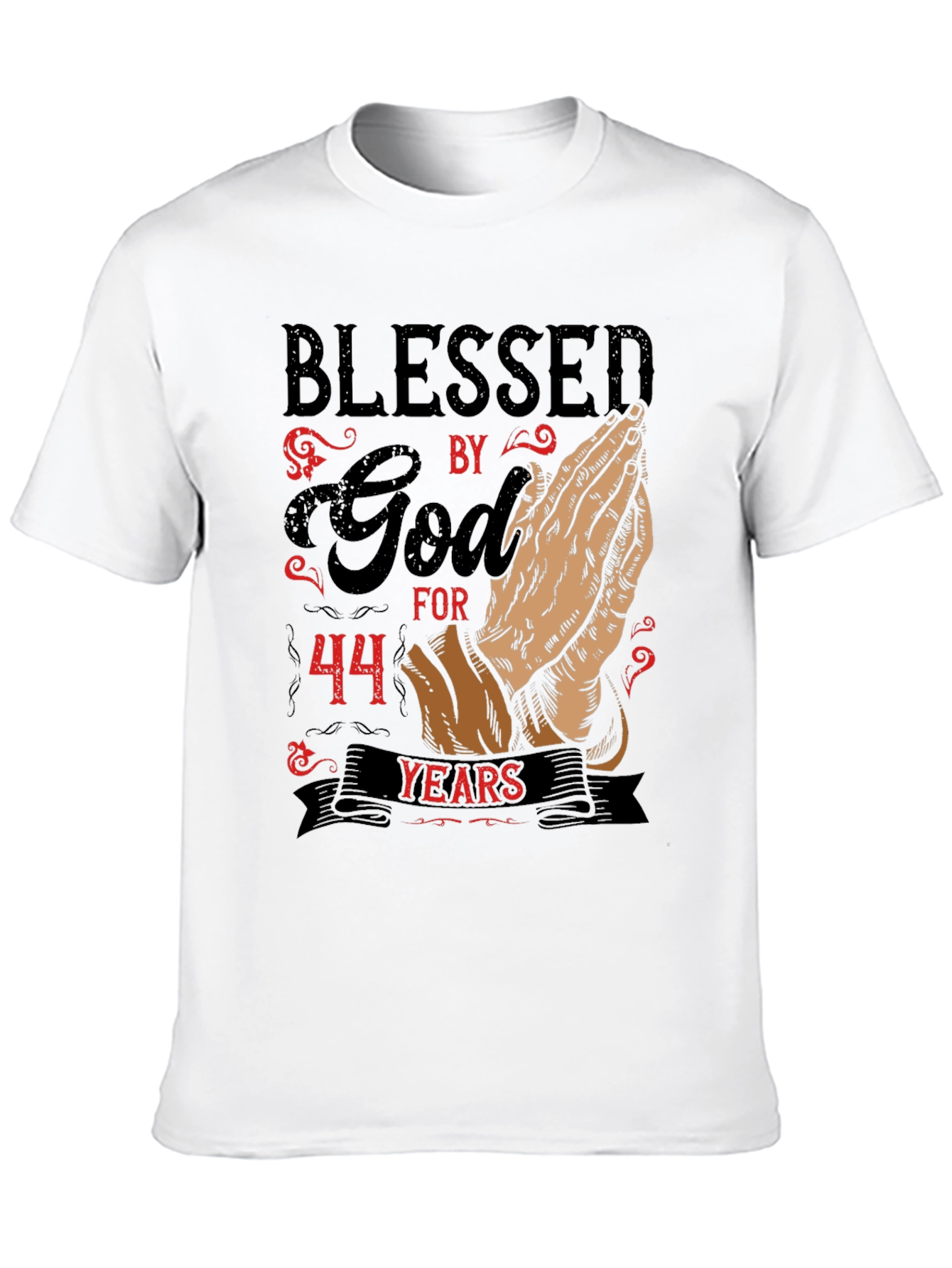 Blessed by God 44 Years T-Shirt
