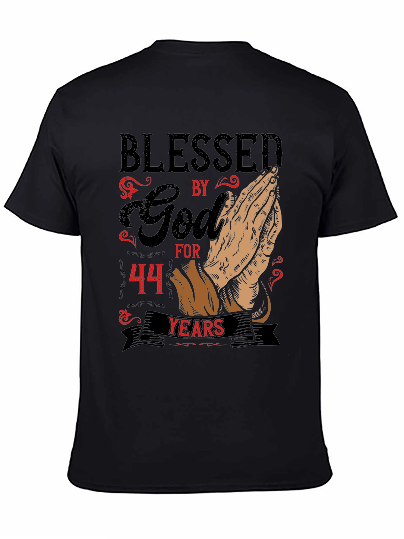Blessed by God 44 Years T-Shirt