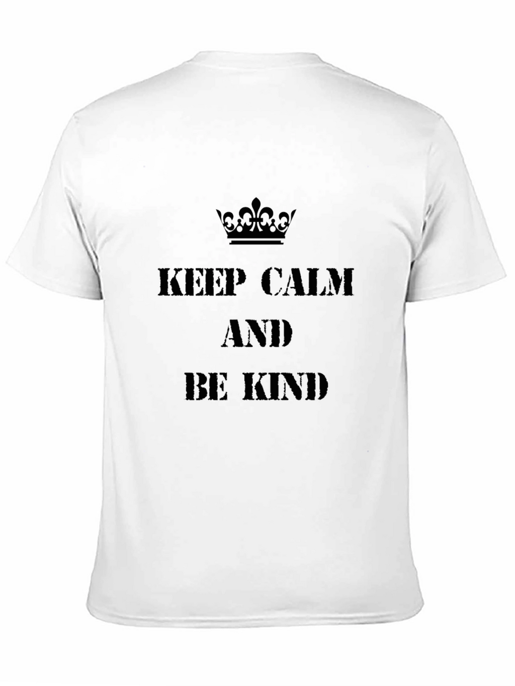 Keep Calm and Be Kind Black T-Shirt