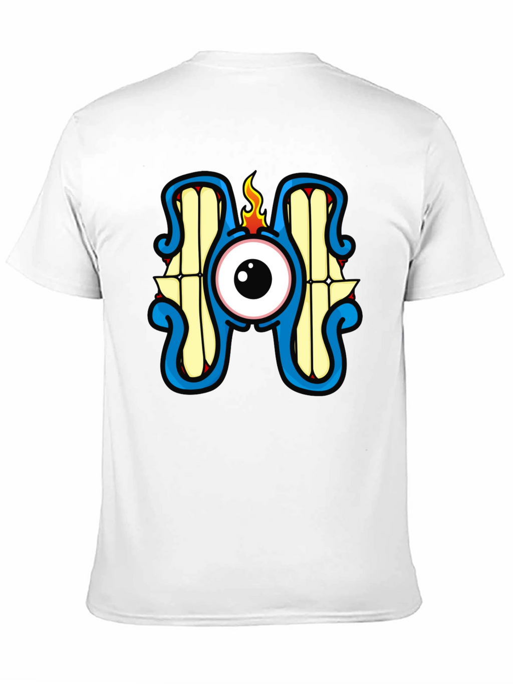 Eyeball Monster Graphic Black T-Shirt