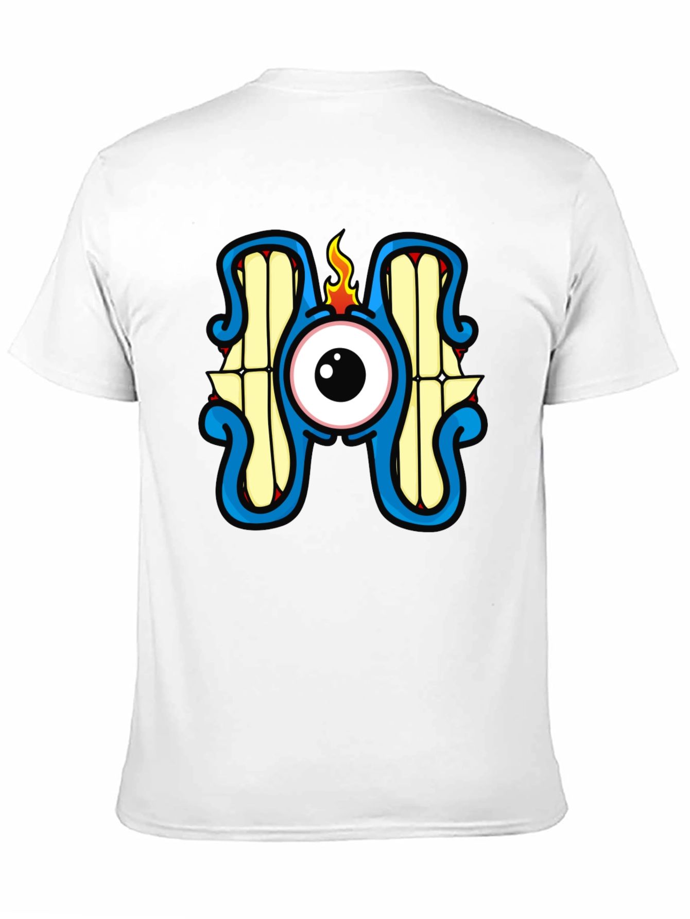 Eyeball Monster Graphic Black T-Shirt