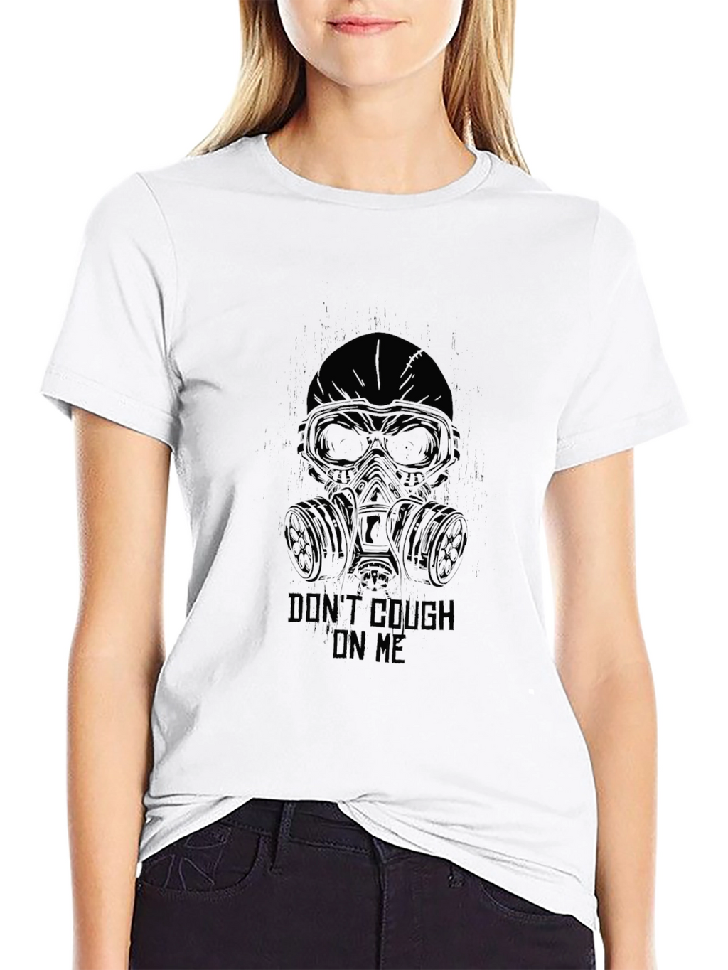 Dont Cough On Me Graphic Tee - Black T-Shirt