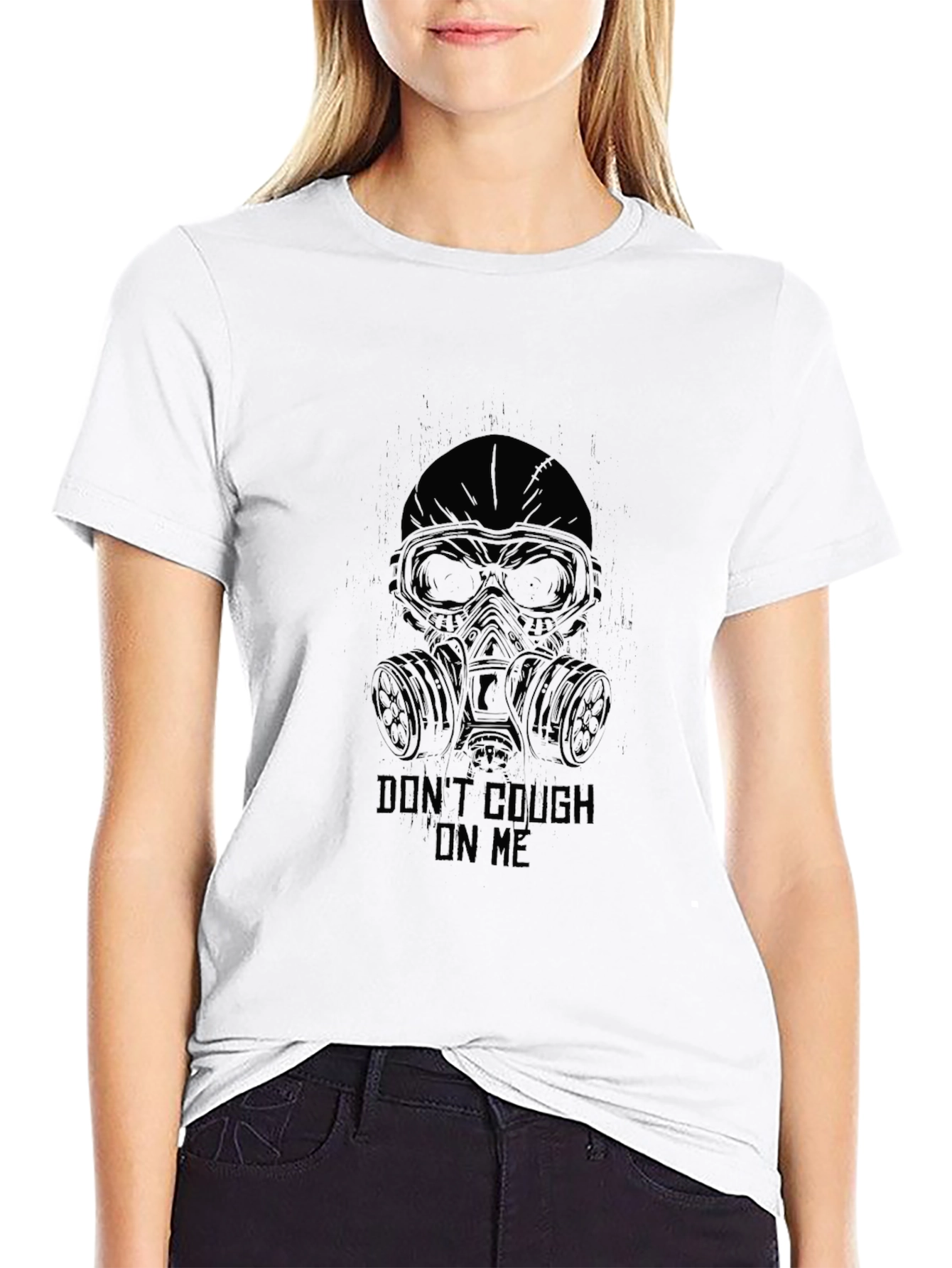 Dont Cough On Me Graphic Tee - Black T-Shirt