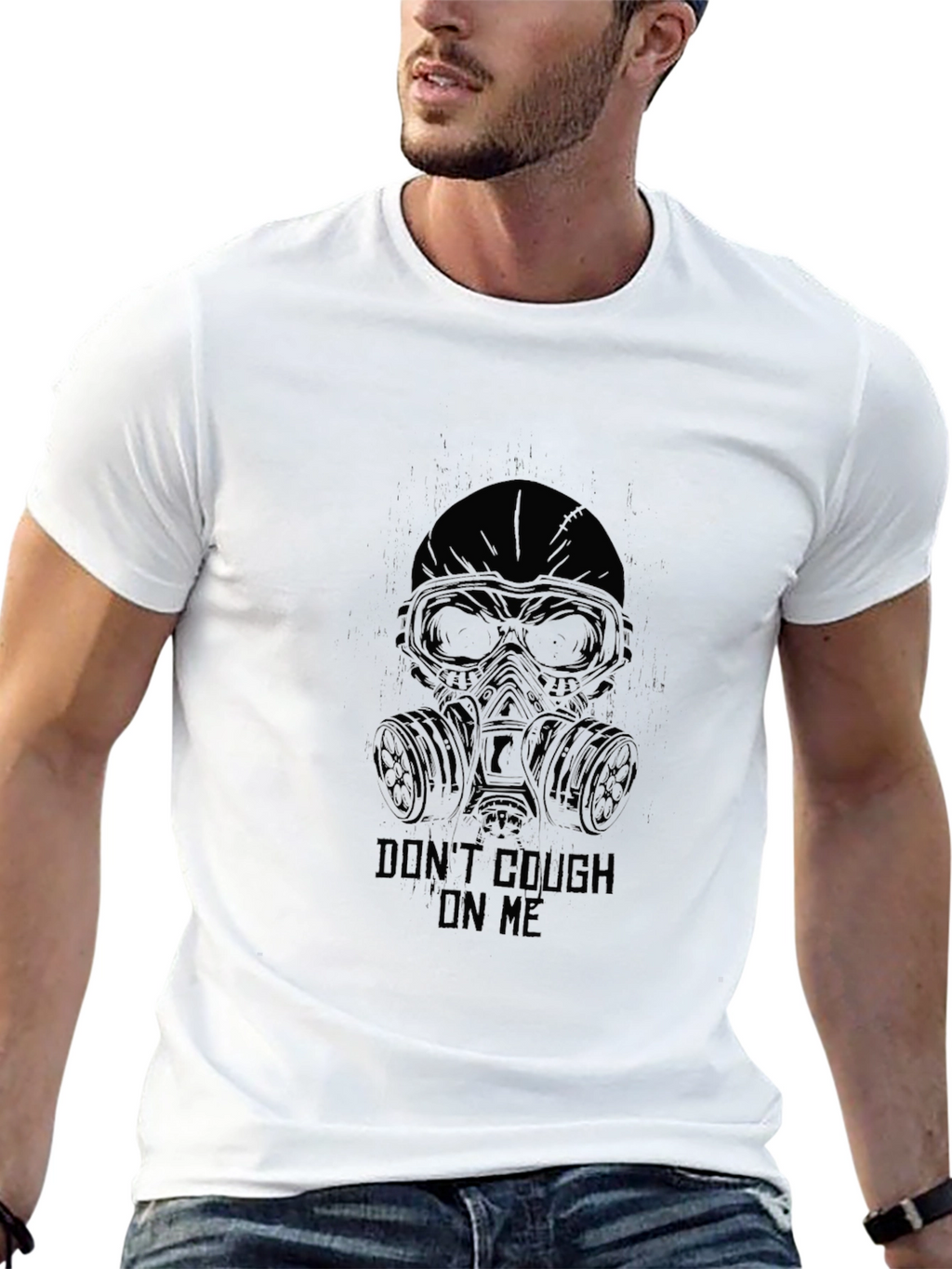 Dont Cough On Me Graphic Tee - Black T-Shirt