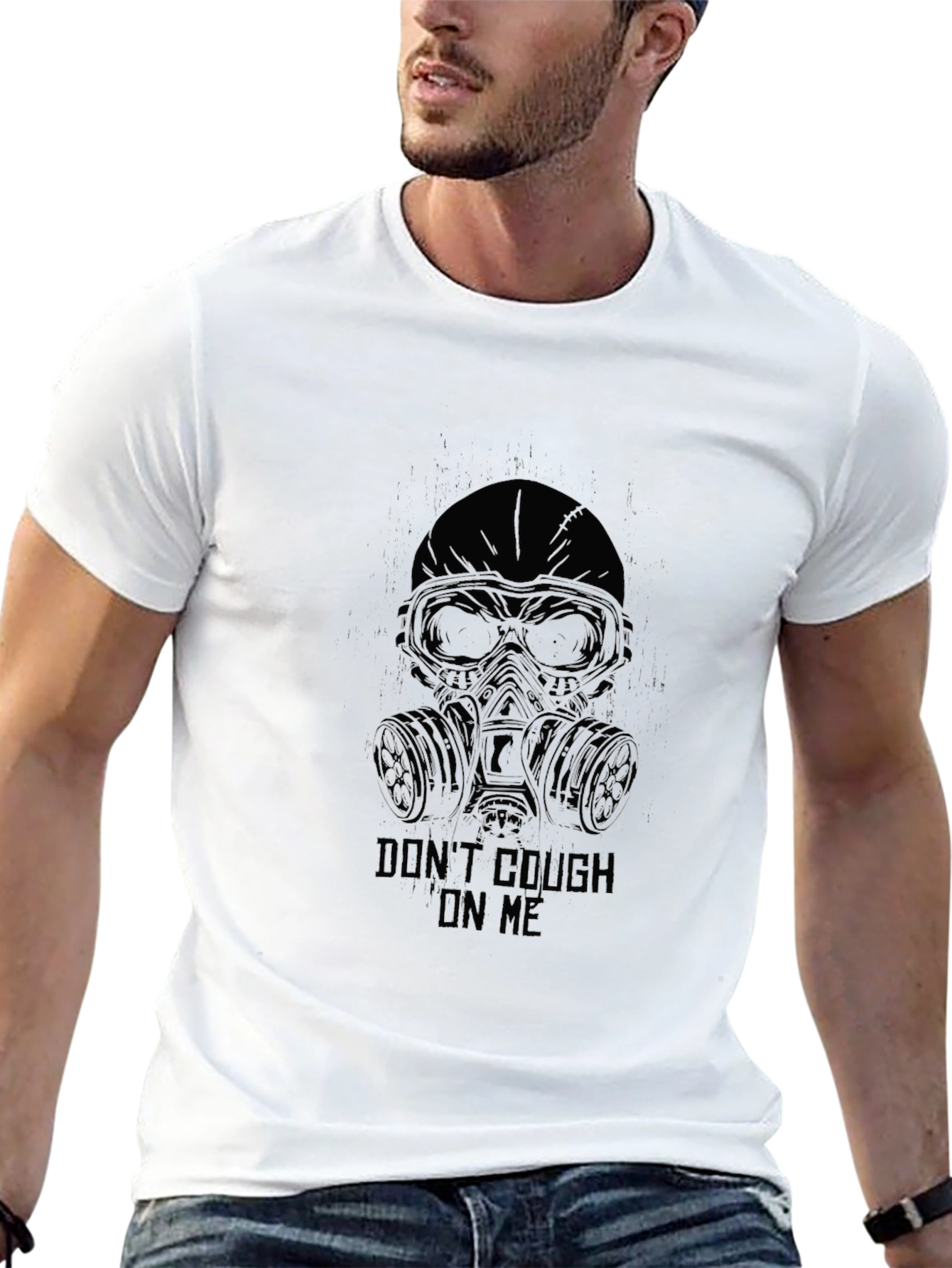 Dont Cough On Me Graphic Tee - Black T-Shirt