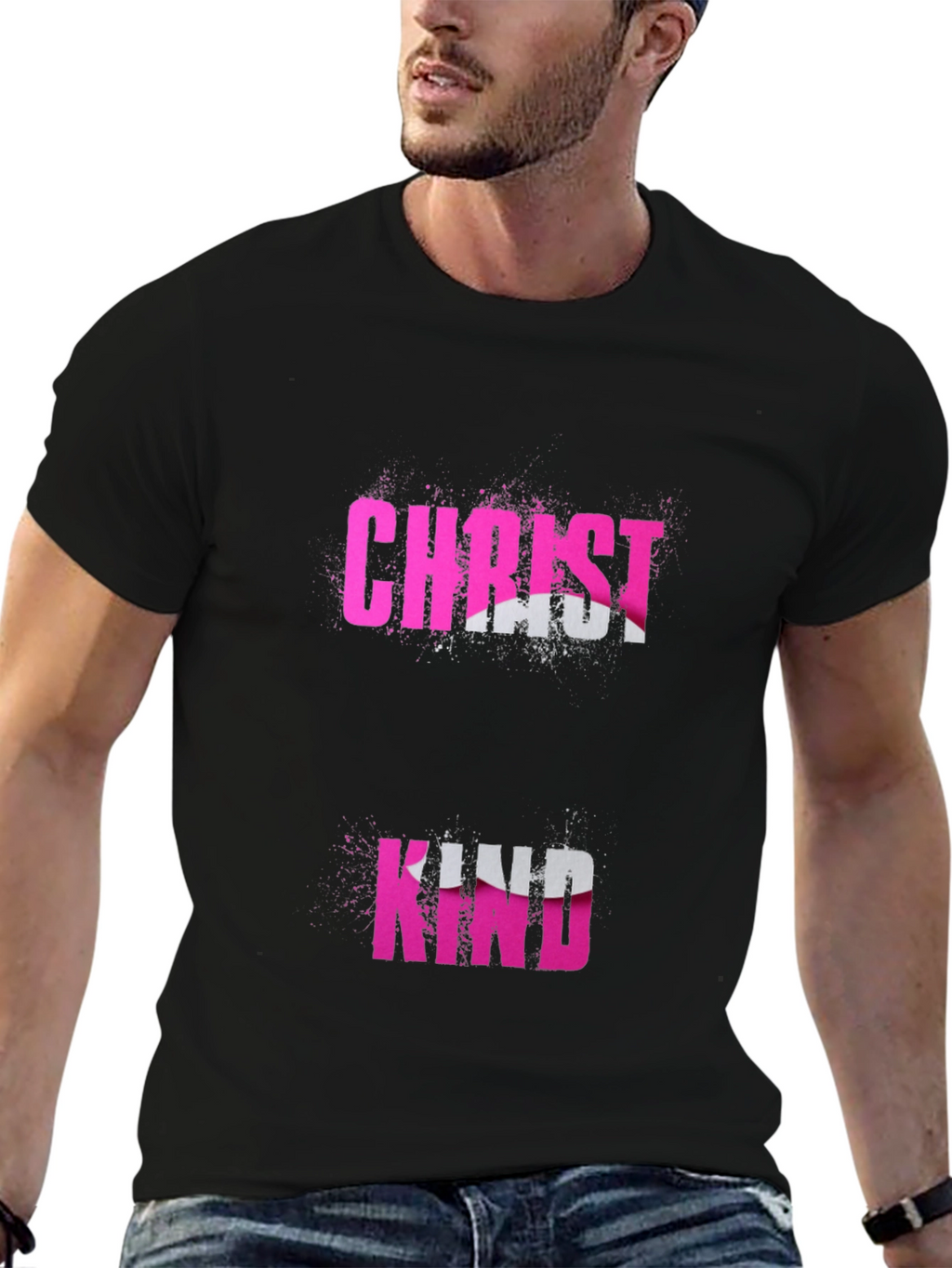 Christ Kind Graphic T-Shirt - Black