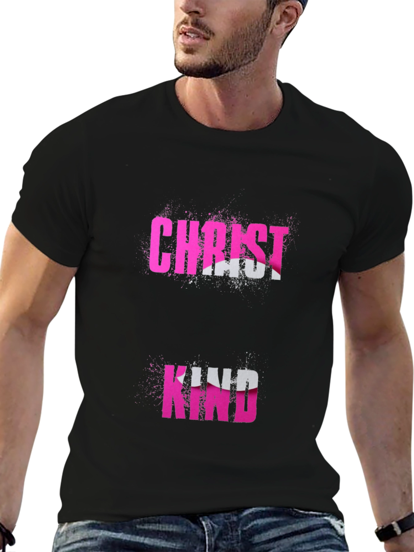 Christ Kind Graphic T-Shirt - Black