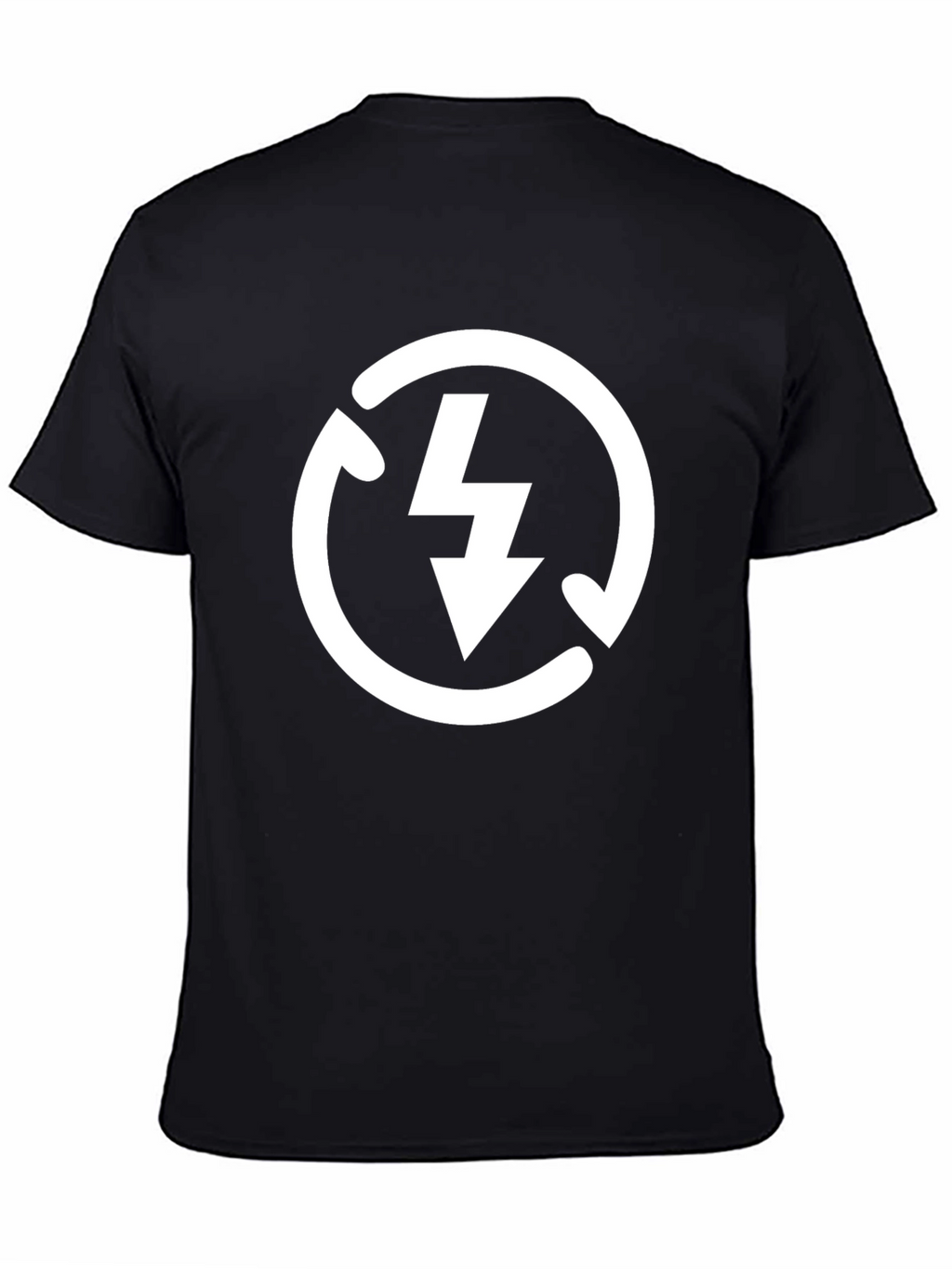 Electric Arrow Tee - Black Cotton Graphic T-Shirt