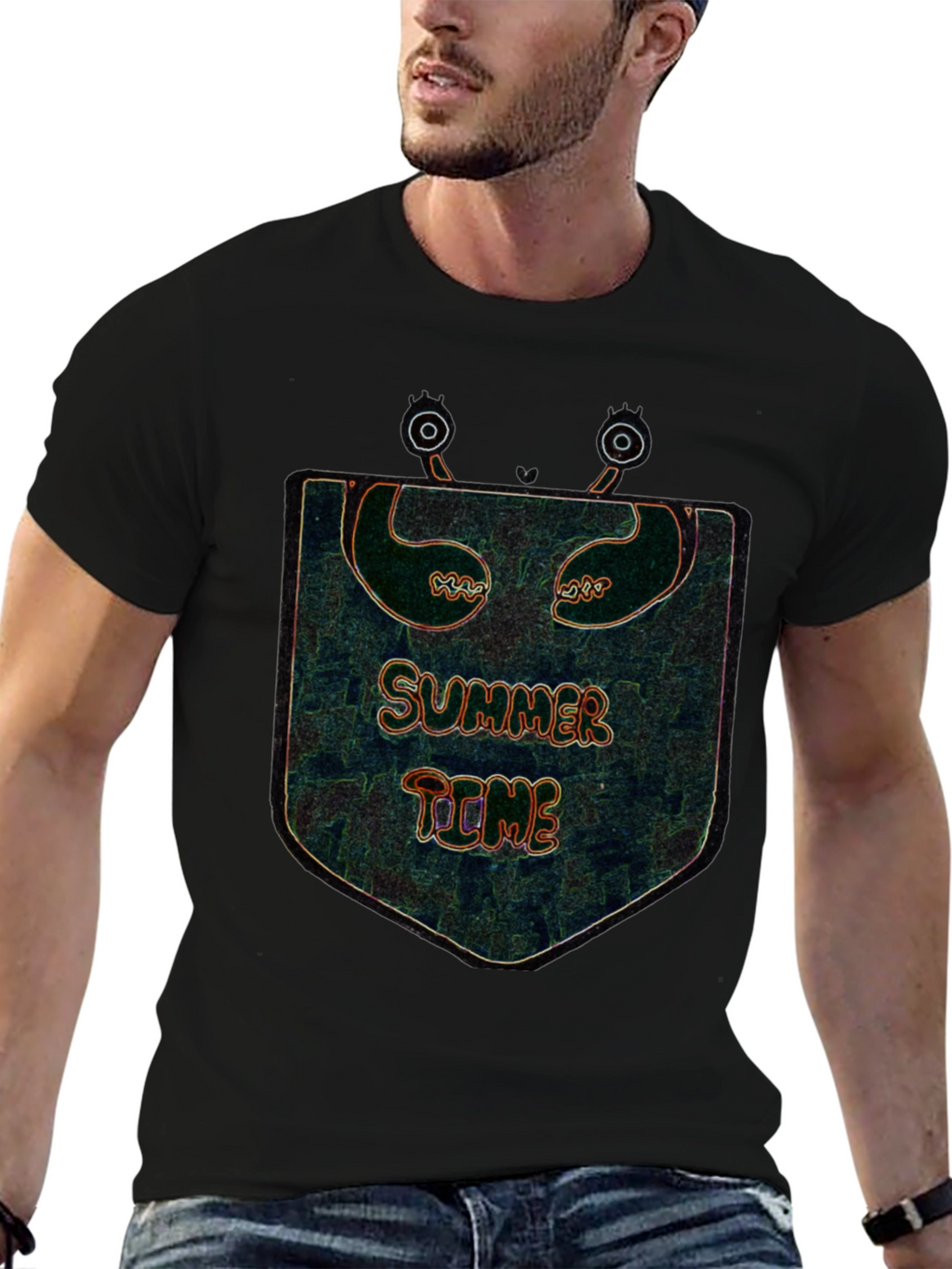 Summer Time Crab Graphic Tee