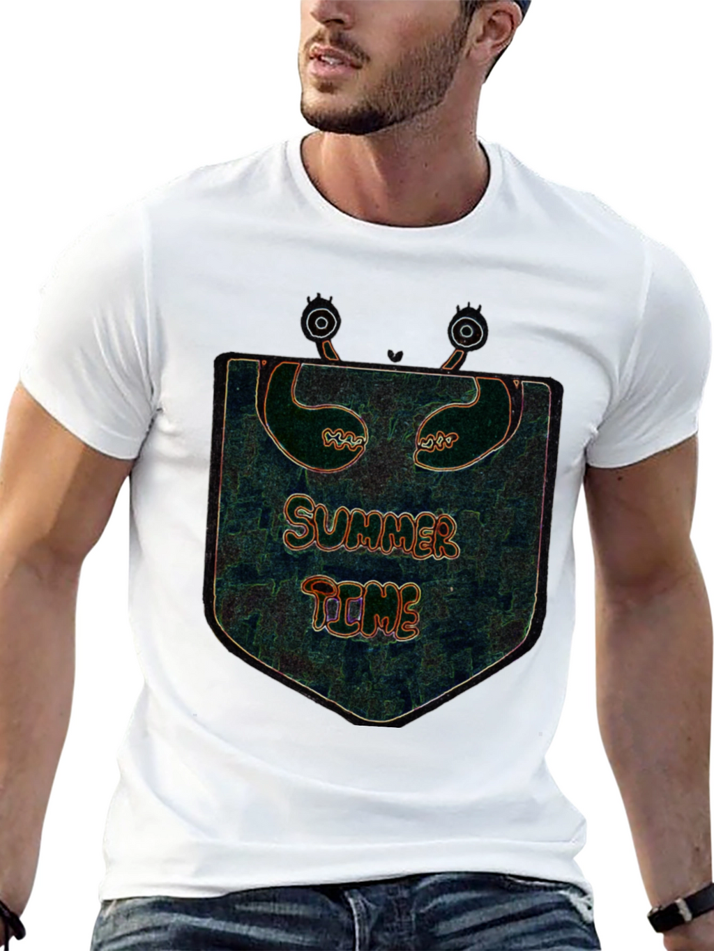 Summer Time Crab Graphic Tee