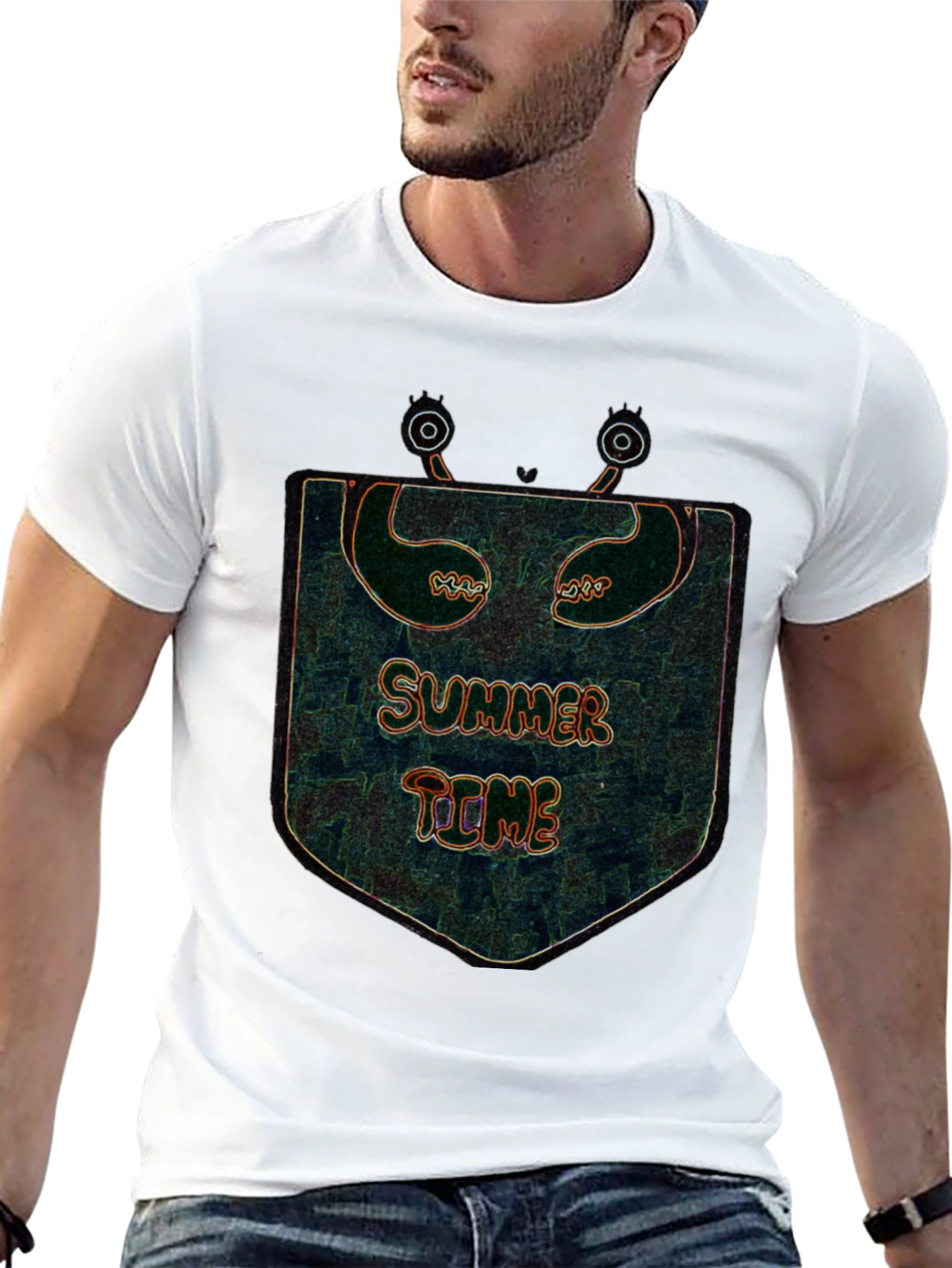 Summer Time Crab Graphic Tee