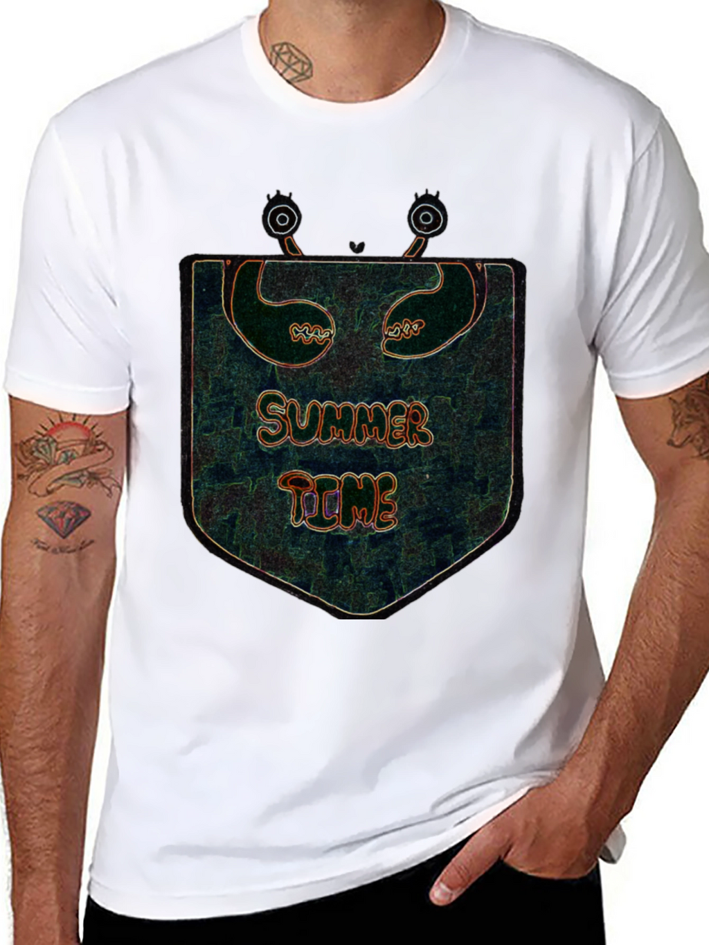 Summer Time Crab Graphic Tee