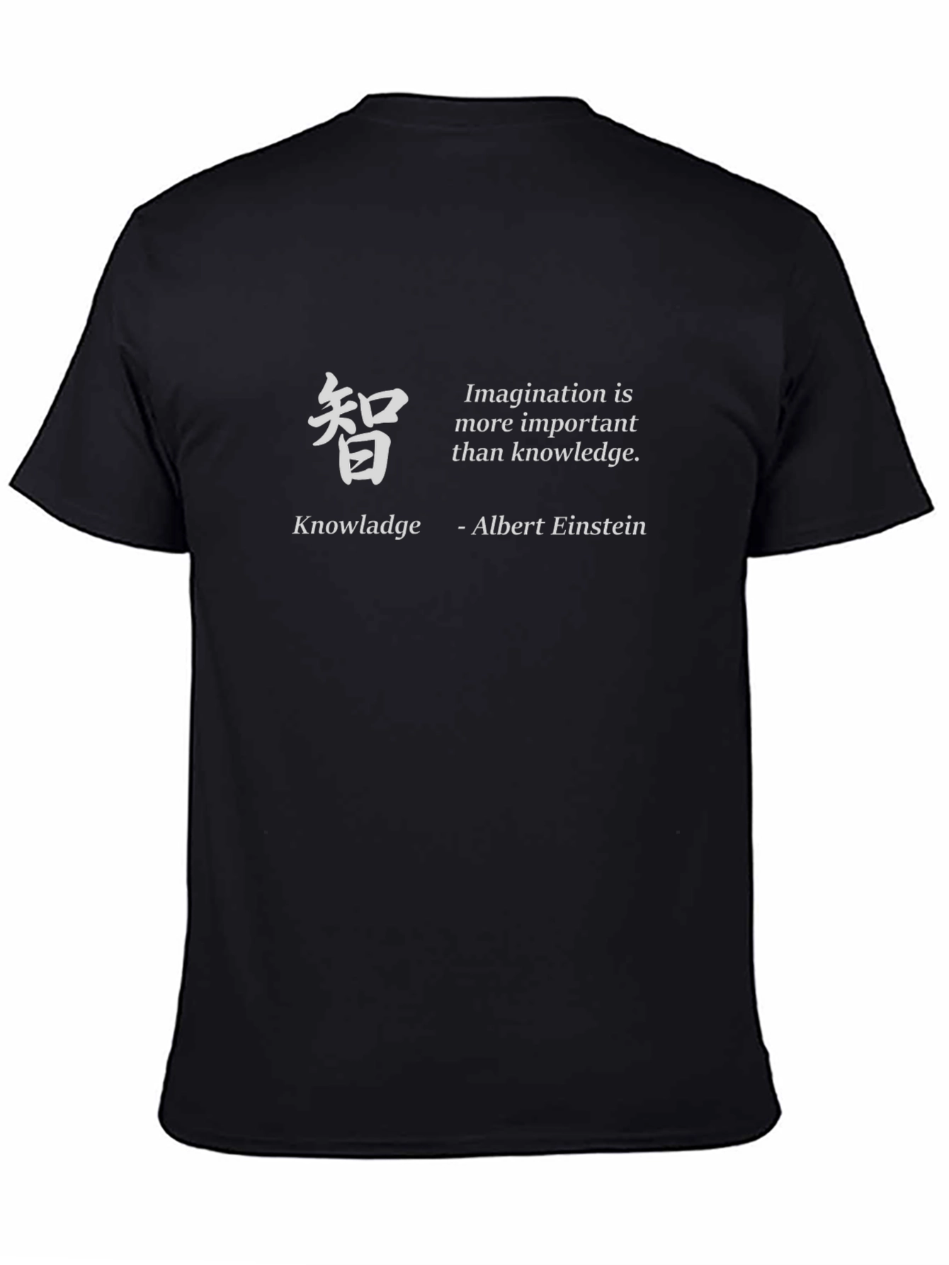 Einstein Quote T-Shirt - Imagination Knowledge