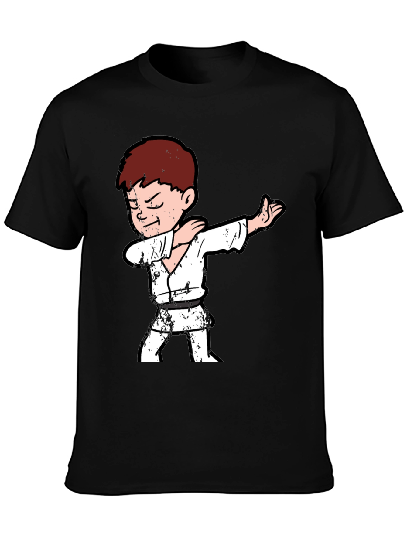Karate Kid Dab T-Shirt - Black Cotton Tee