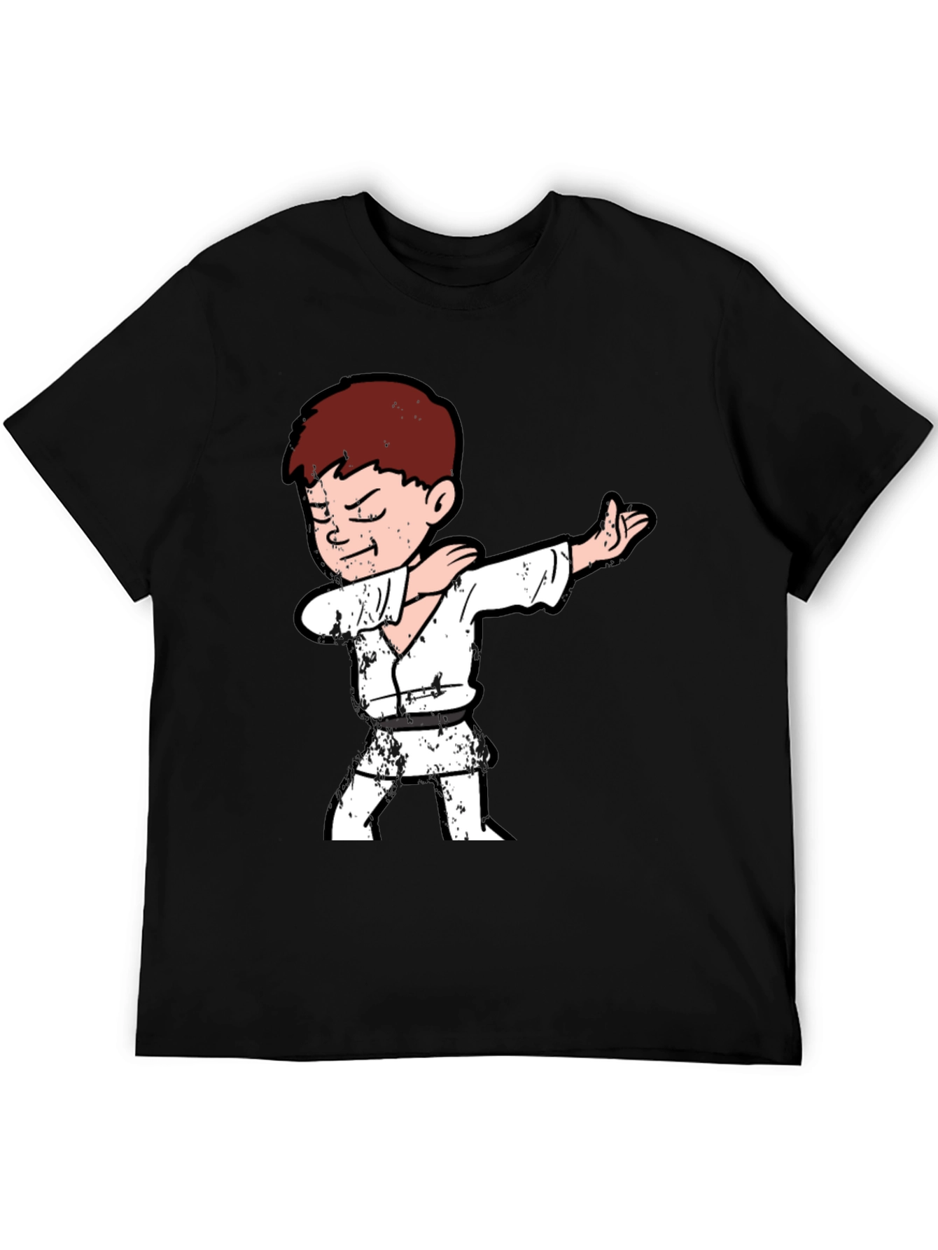 Karate Kid Dab T-Shirt - Black Cotton Tee