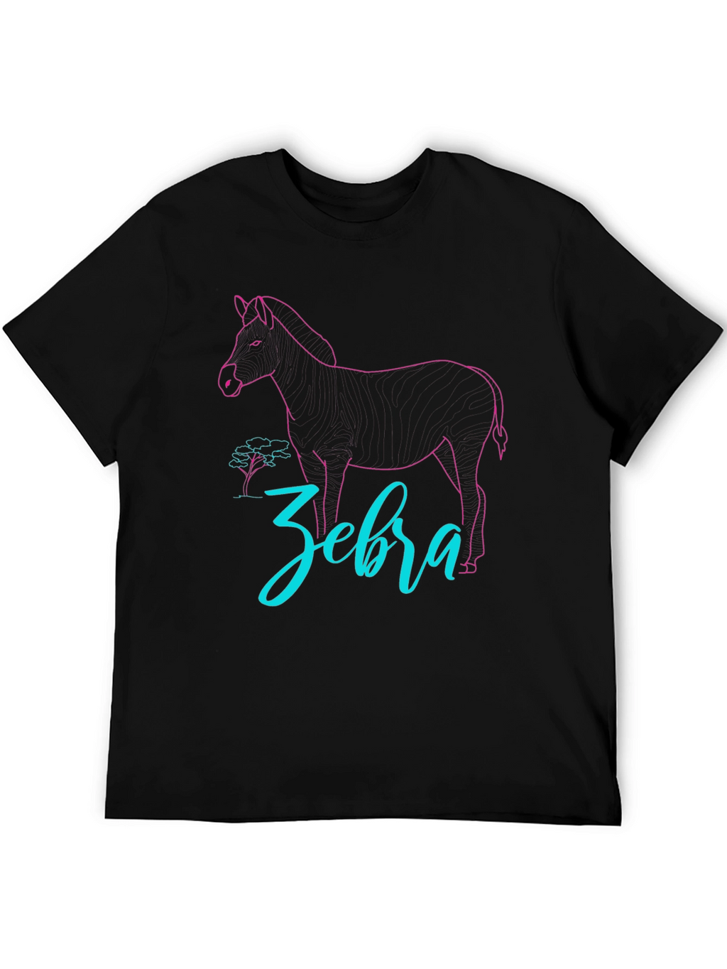 Zebra Graphic Tee - Cool Animal Design