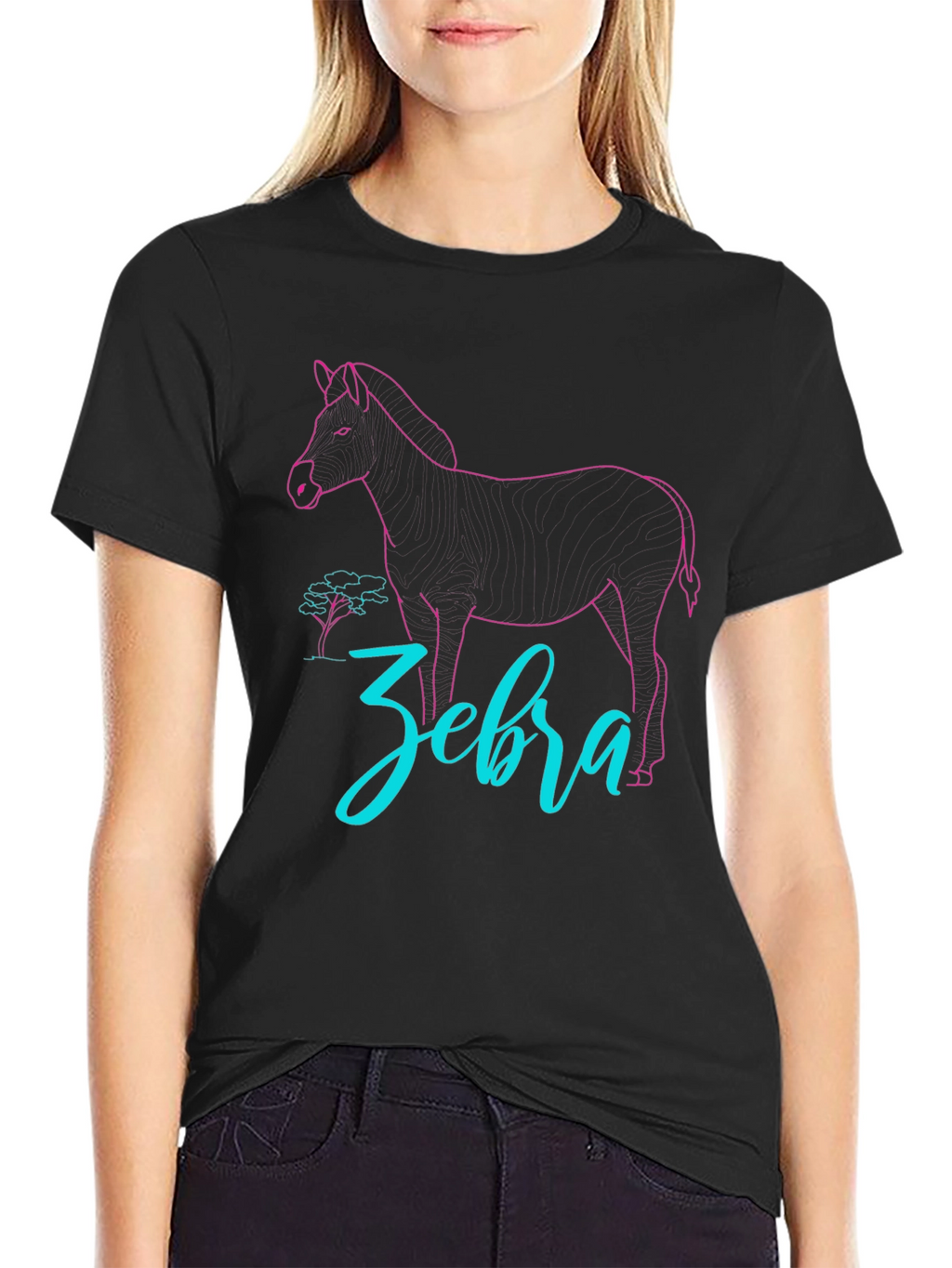Zebra Graphic Tee - Cool Animal Design