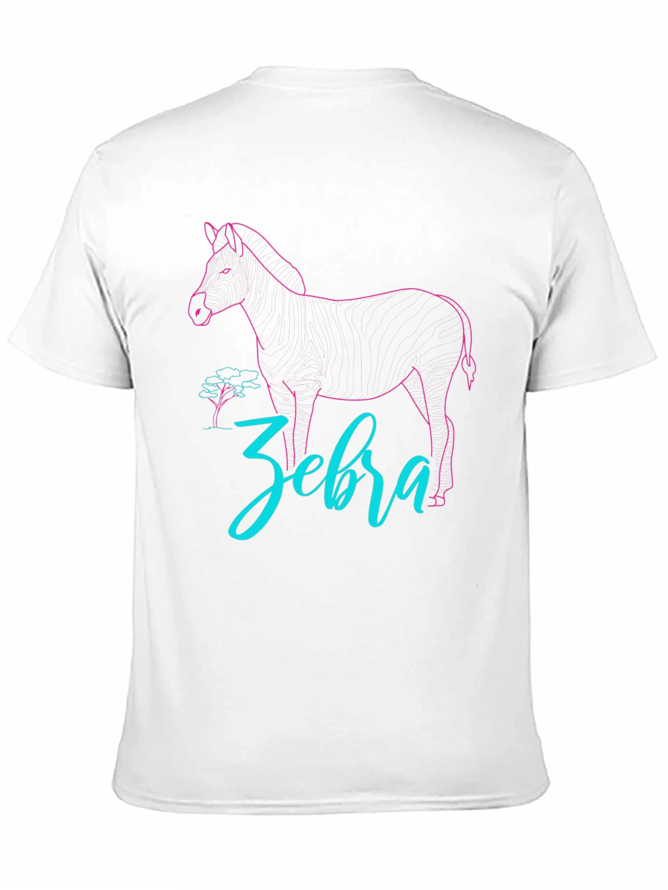 Zebra Graphic Tee - Cool Animal Design