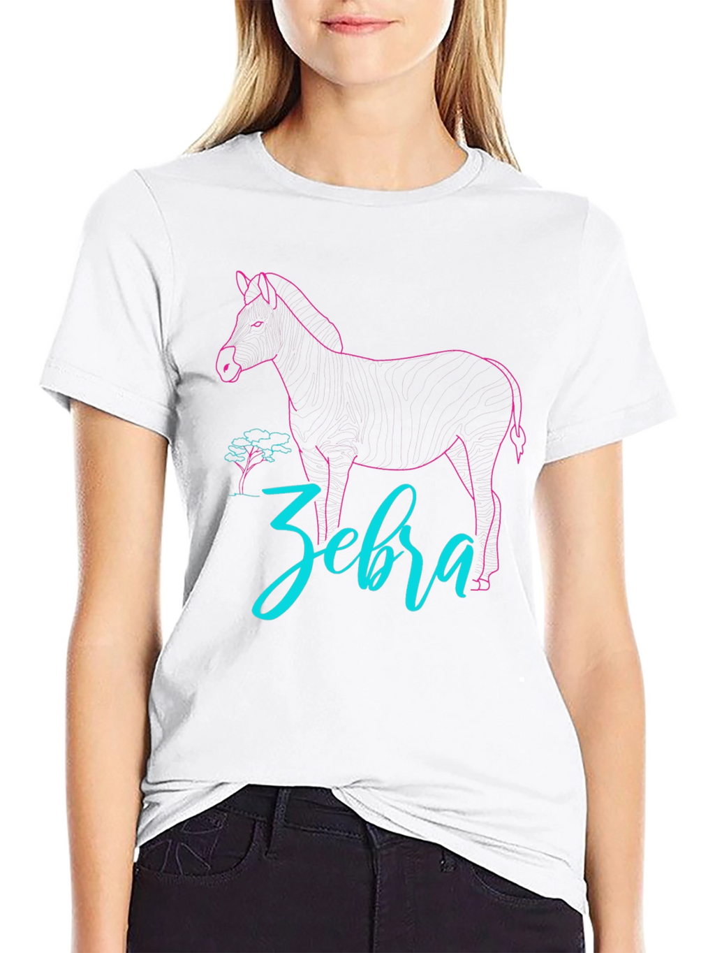 Zebra Graphic Tee - Cool Animal Design