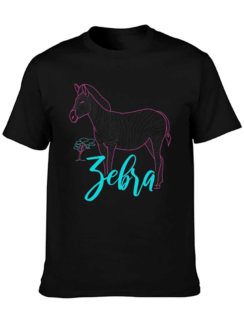 Zebra Graphic Tee - Cool Animal Design
