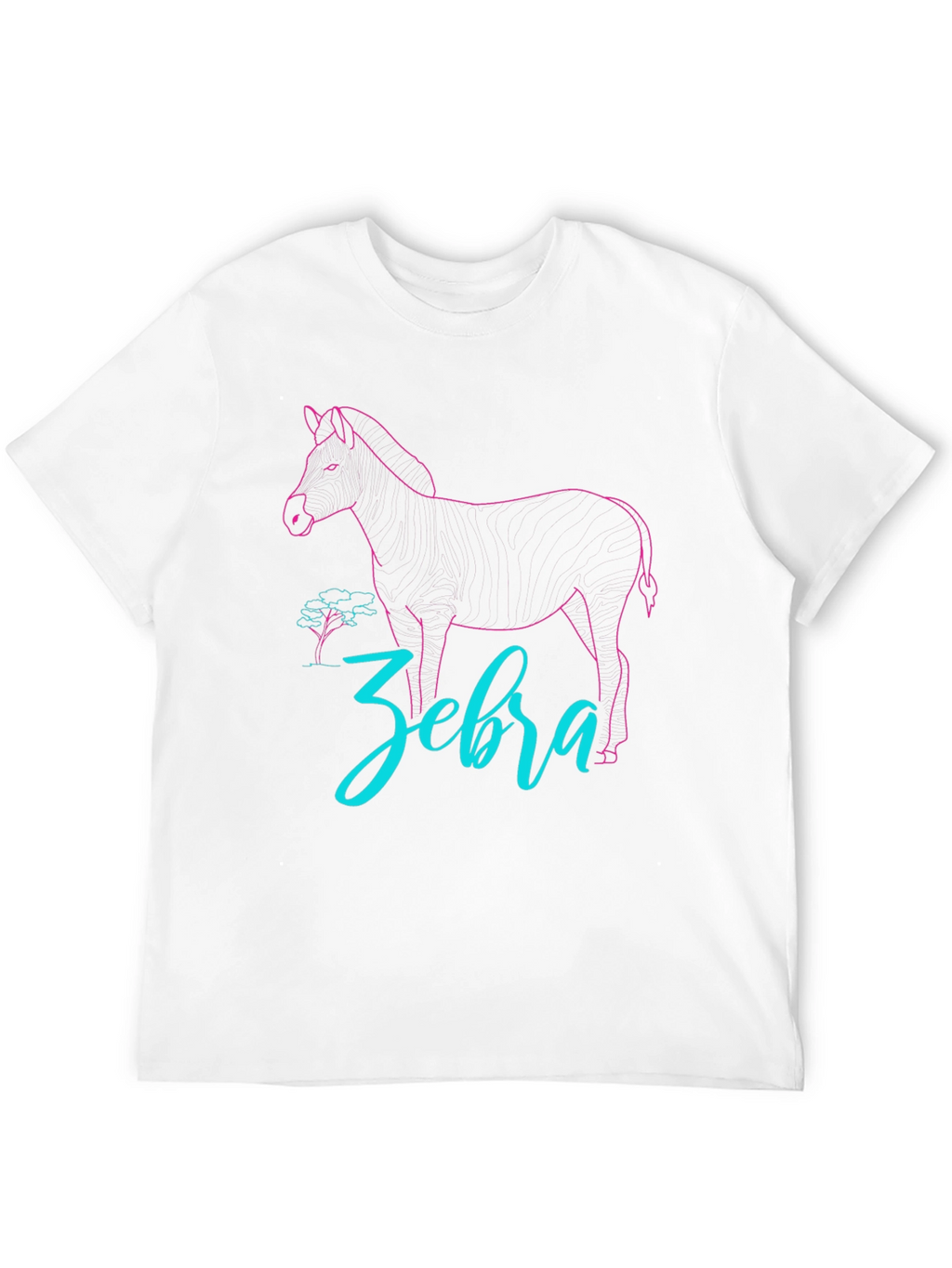 Zebra Graphic Tee - Cool Animal Design