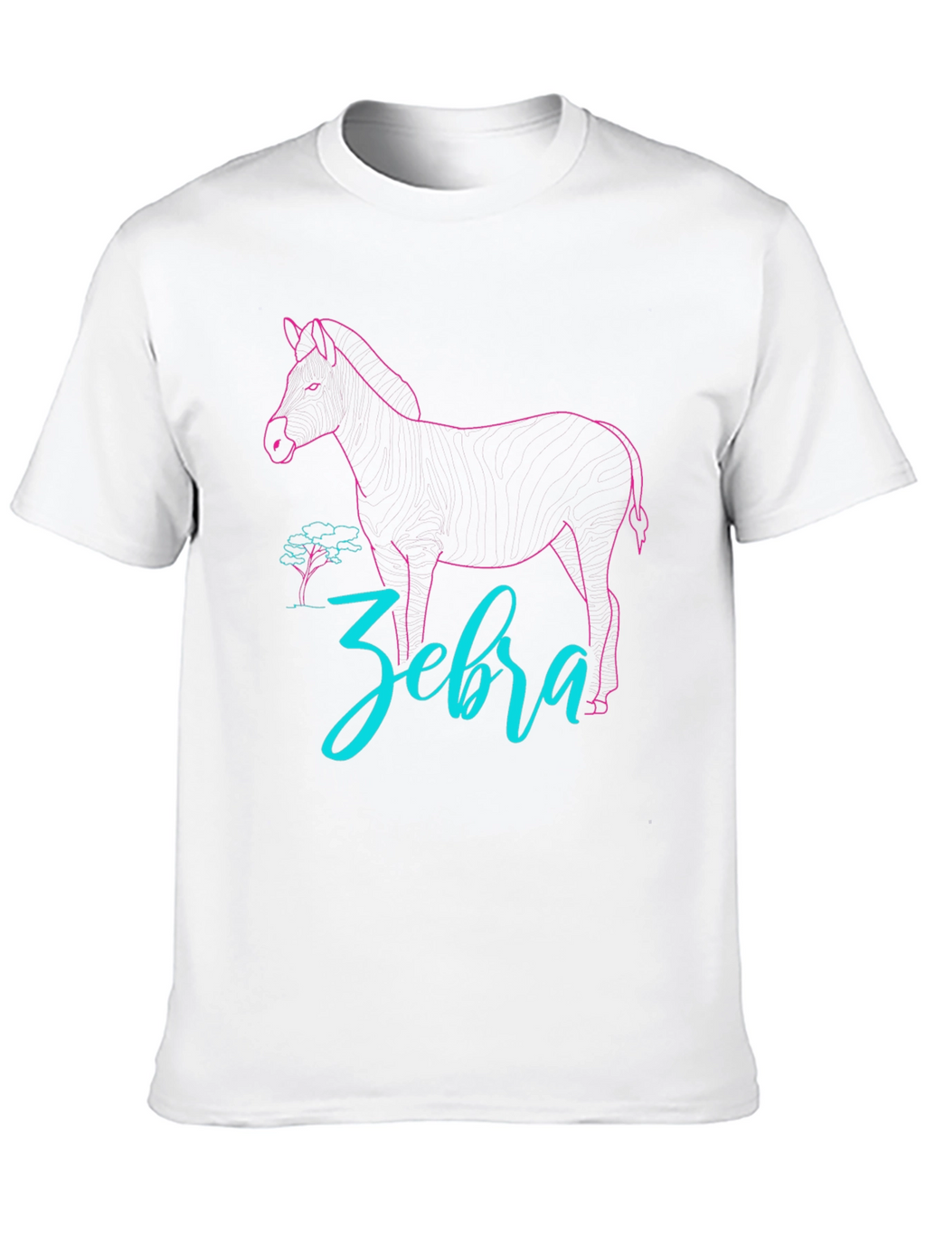 Zebra Graphic Tee - Cool Animal Design