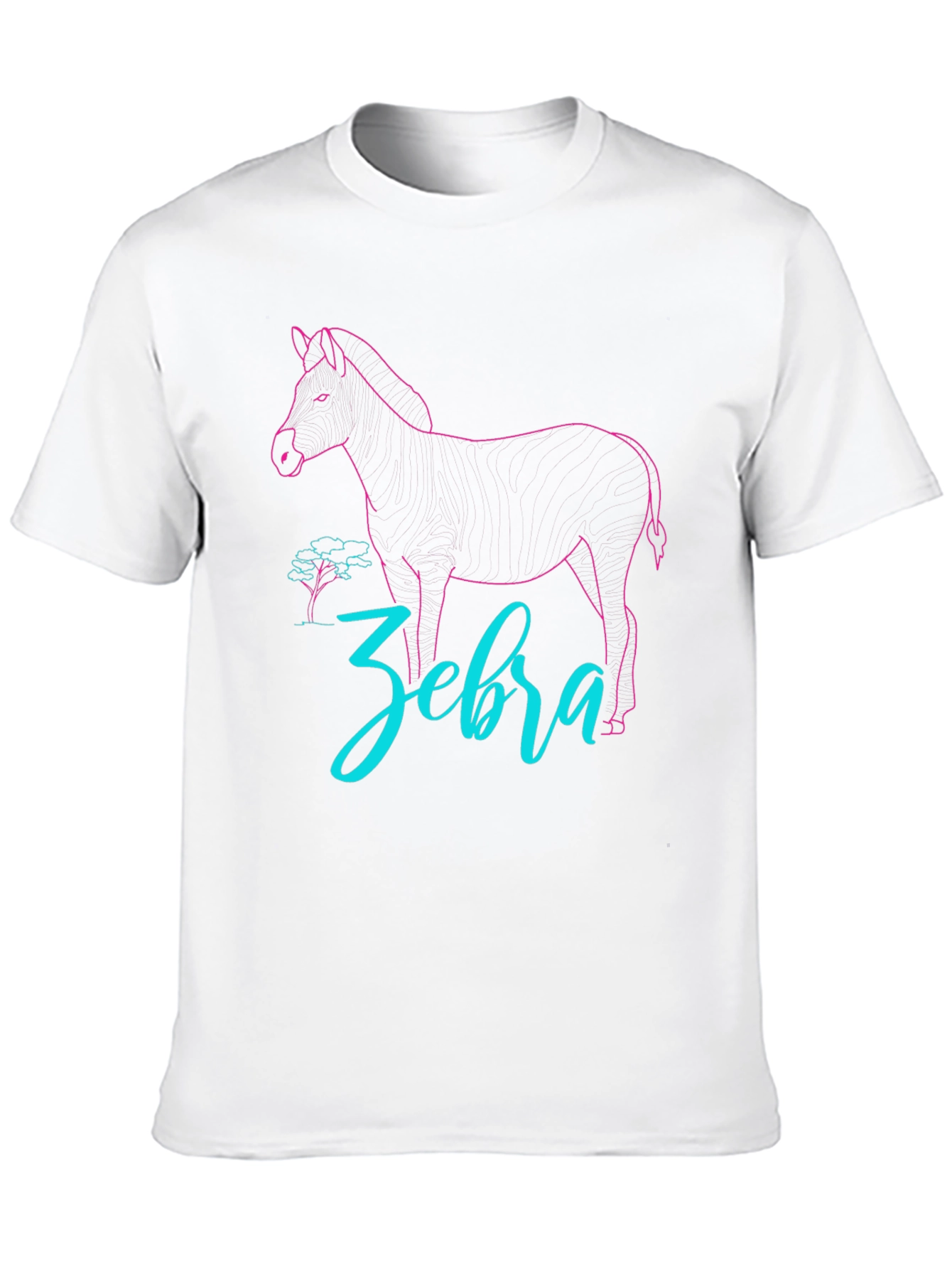 Zebra Graphic Tee - Cool Animal Design