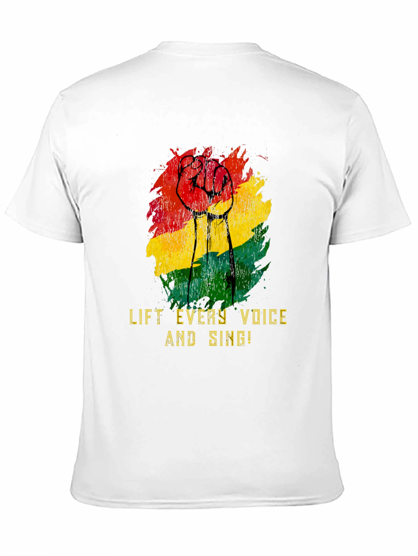 Lift Every Voice Black Power Fist T-Shirt