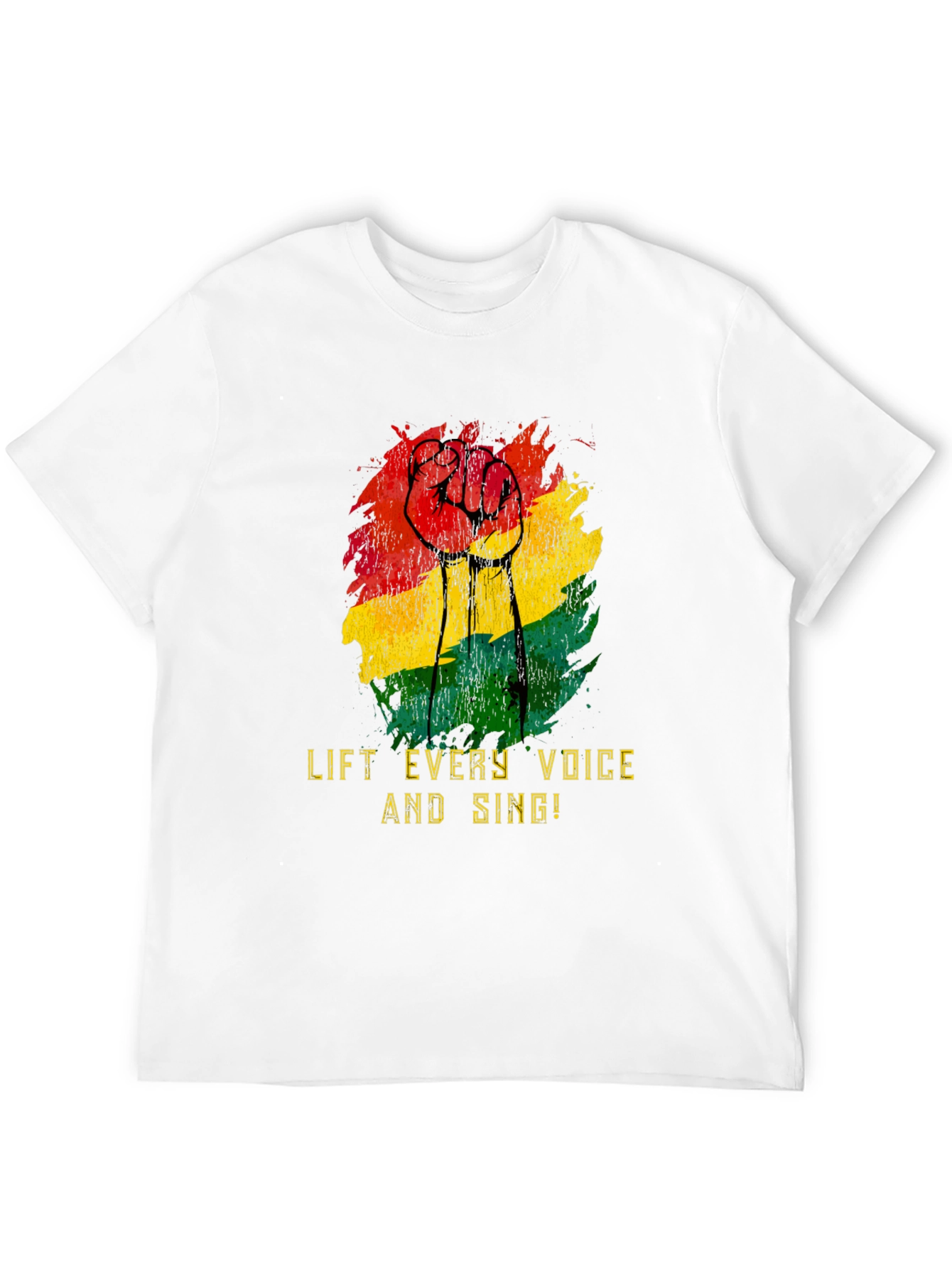 Lift Every Voice Black Power Fist T-Shirt