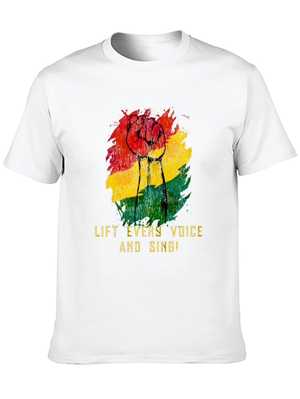 Lift Every Voice Black Power Fist T-Shirt