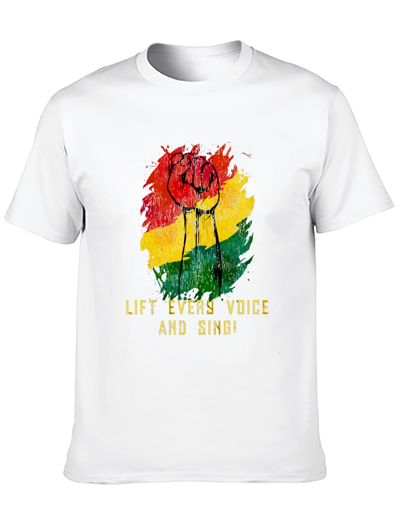 Lift Every Voice Black Power Fist T-Shirt