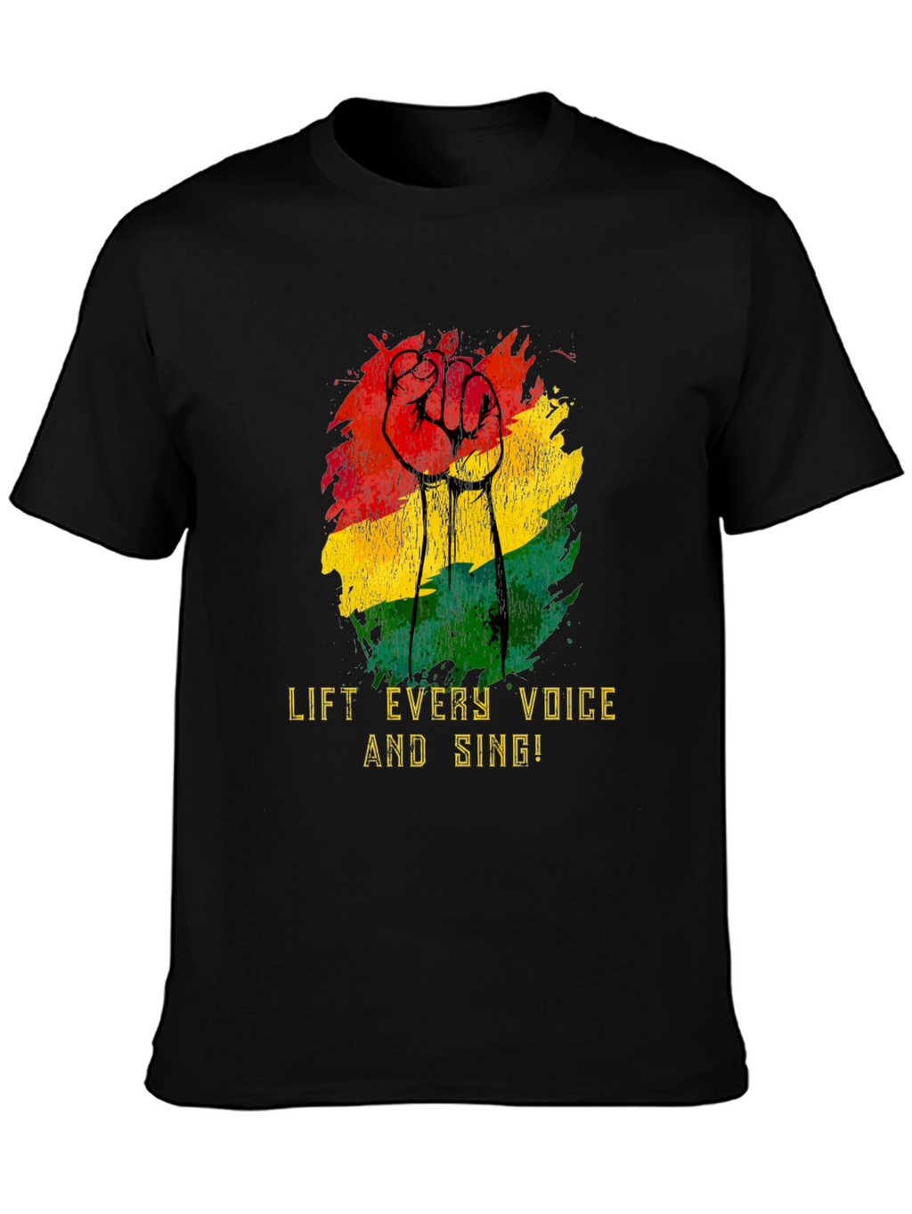 Lift Every Voice Black Power Fist T-Shirt