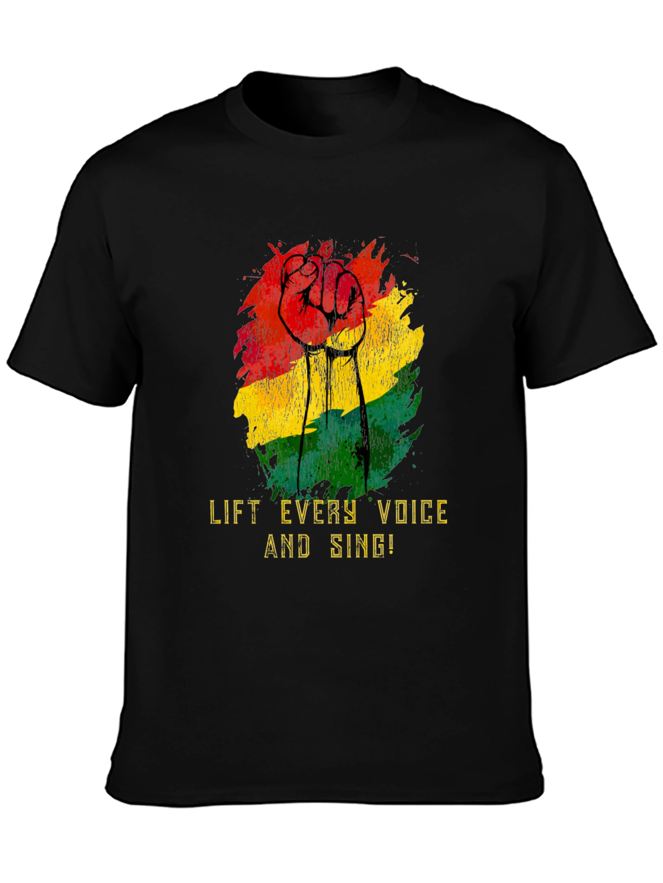 Lift Every Voice Black Power Fist T-Shirt