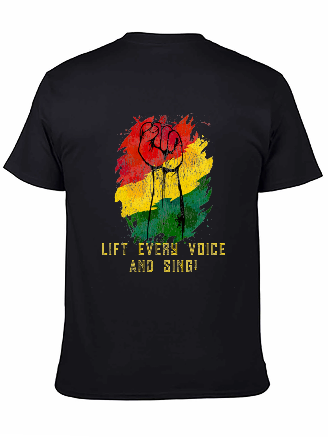 Lift Every Voice Black Power Fist T-Shirt