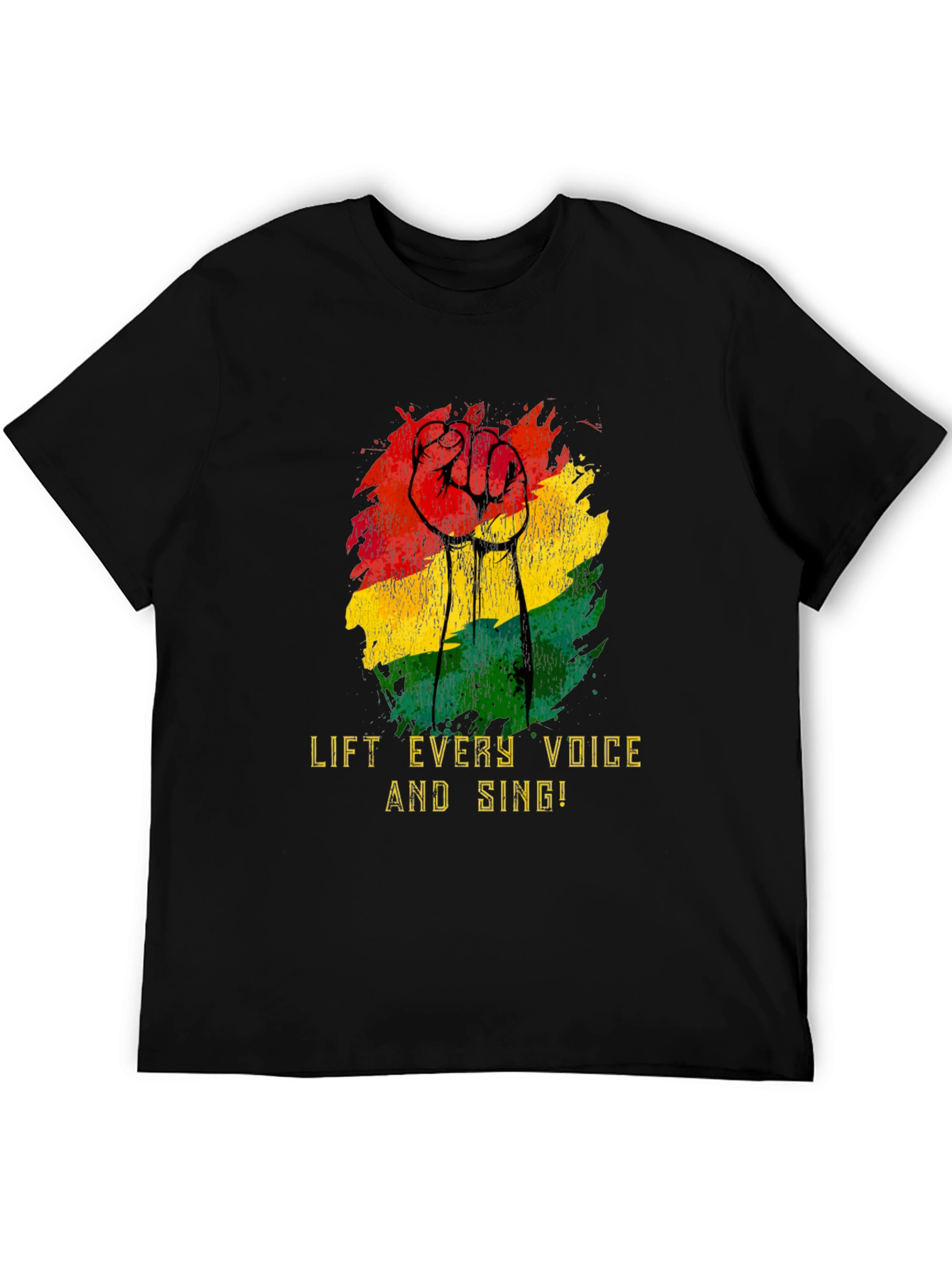 Lift Every Voice Black Power Fist T-Shirt