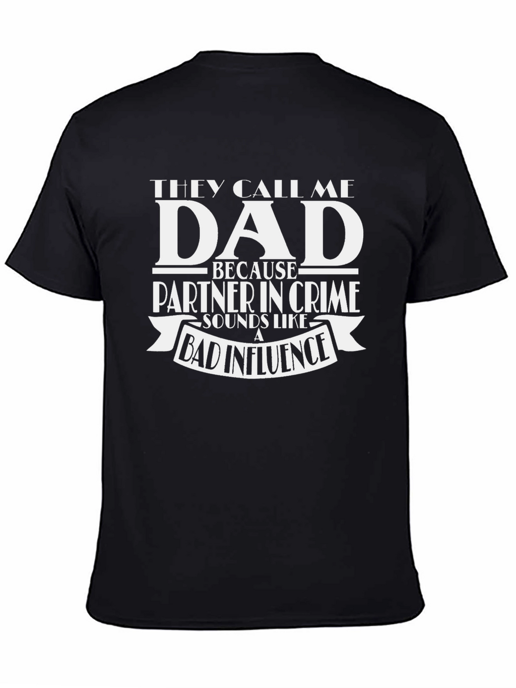 Funny Dad T-Shirt - Partner in Crime Graphic Tee