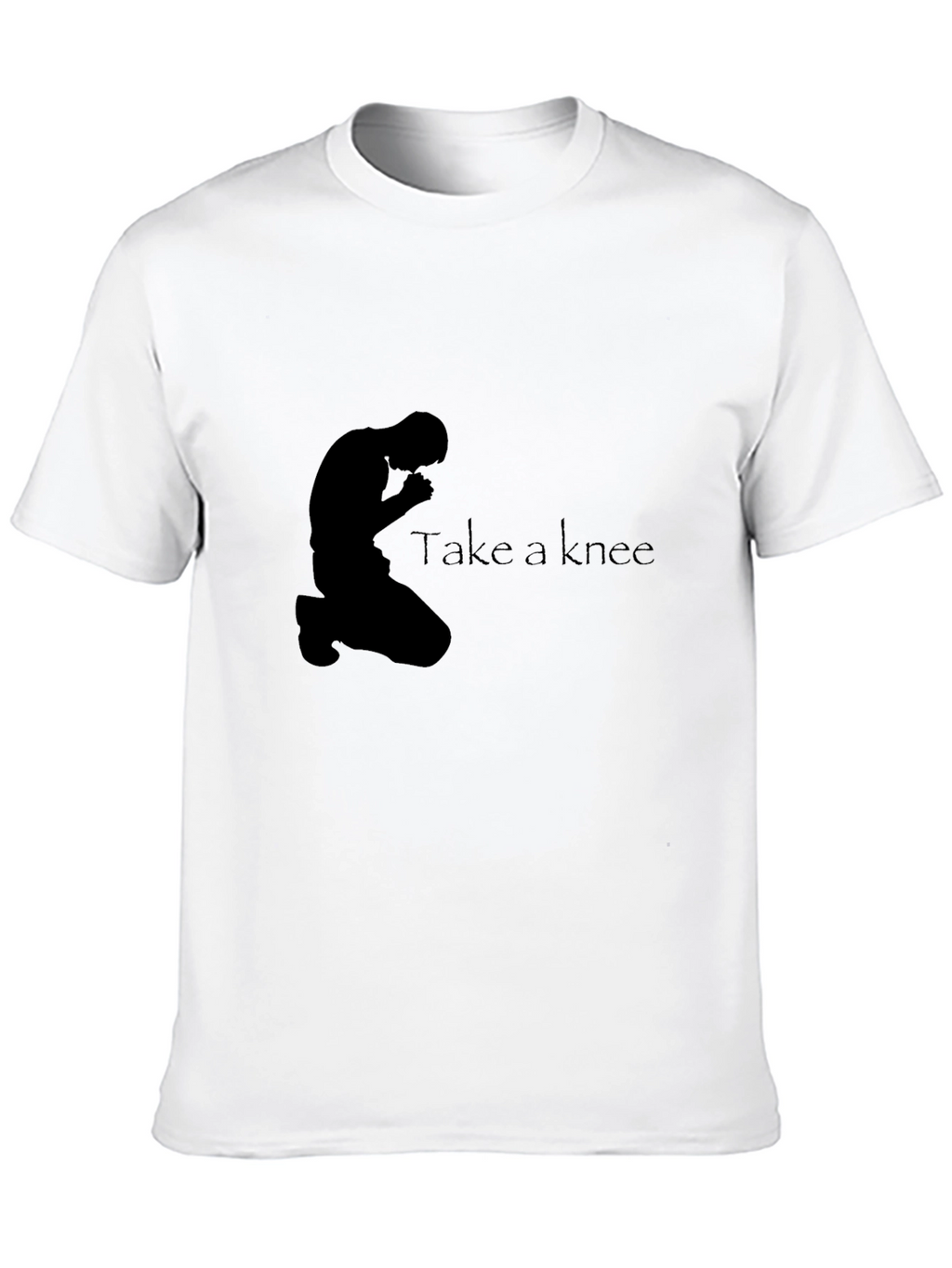 Take A Knee Graphic Tee - Black