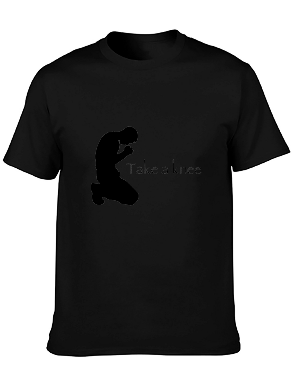 Take A Knee Graphic Tee - Black