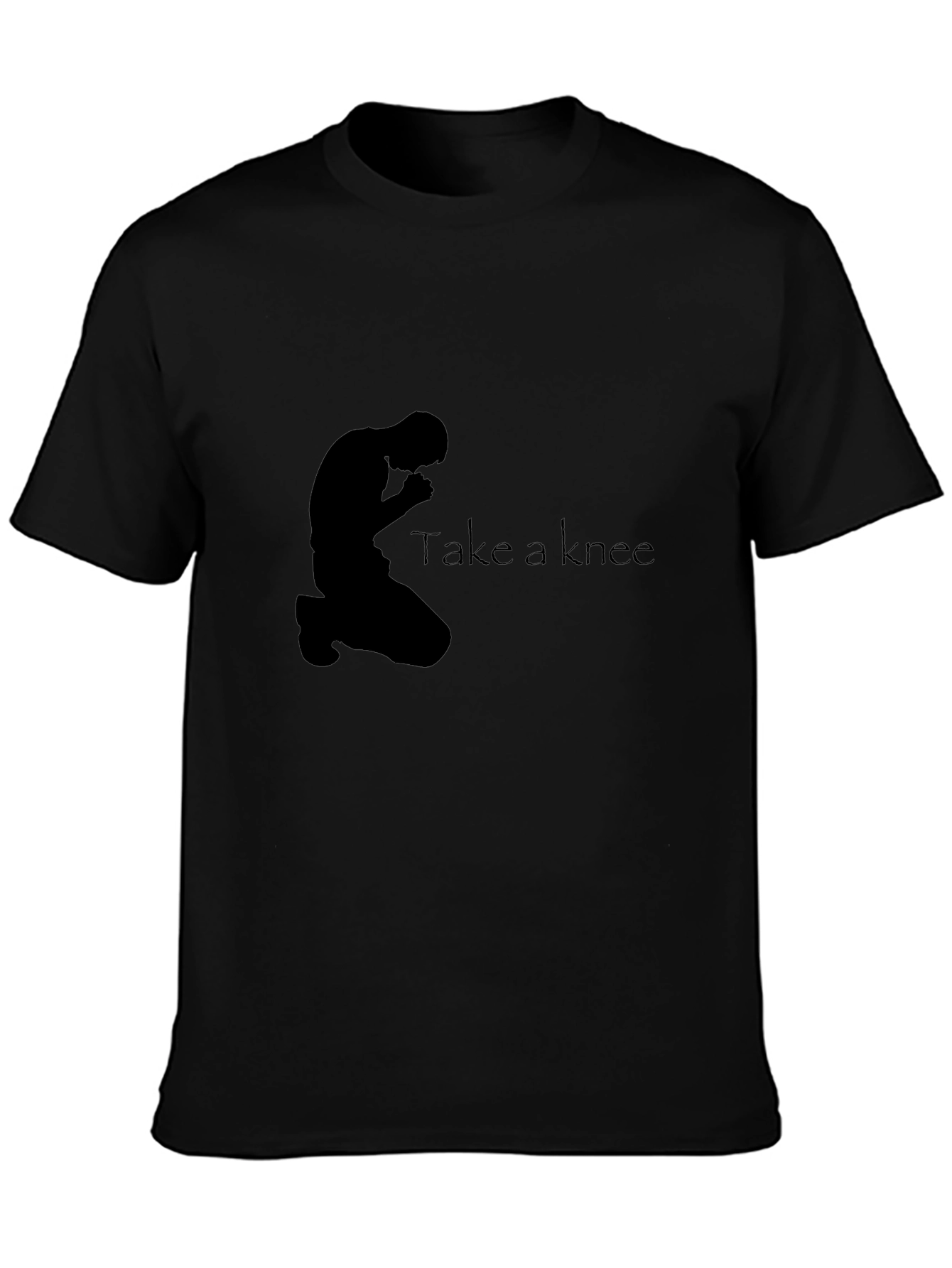 Take A Knee Graphic Tee - Black