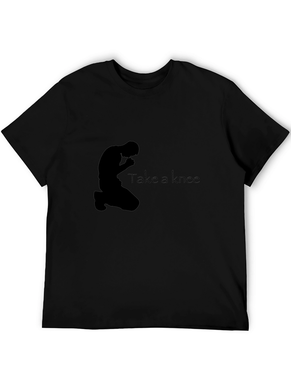 Take A Knee Graphic Tee - Black