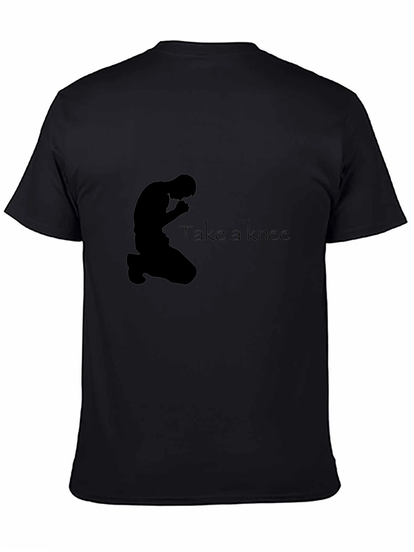 Take A Knee Graphic Tee - Black