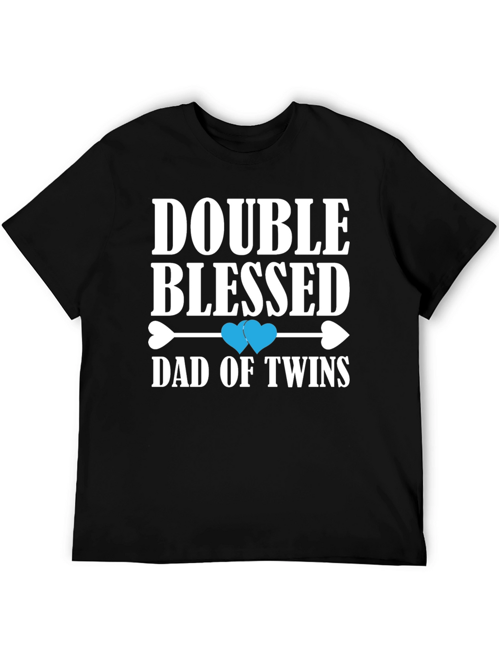 Double Blessed Dad of Twins T-Shirt