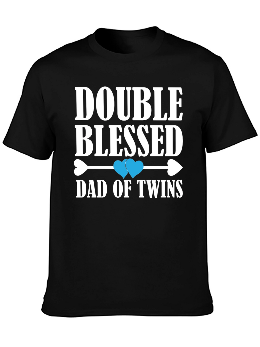 Double Blessed Dad of Twins T-Shirt