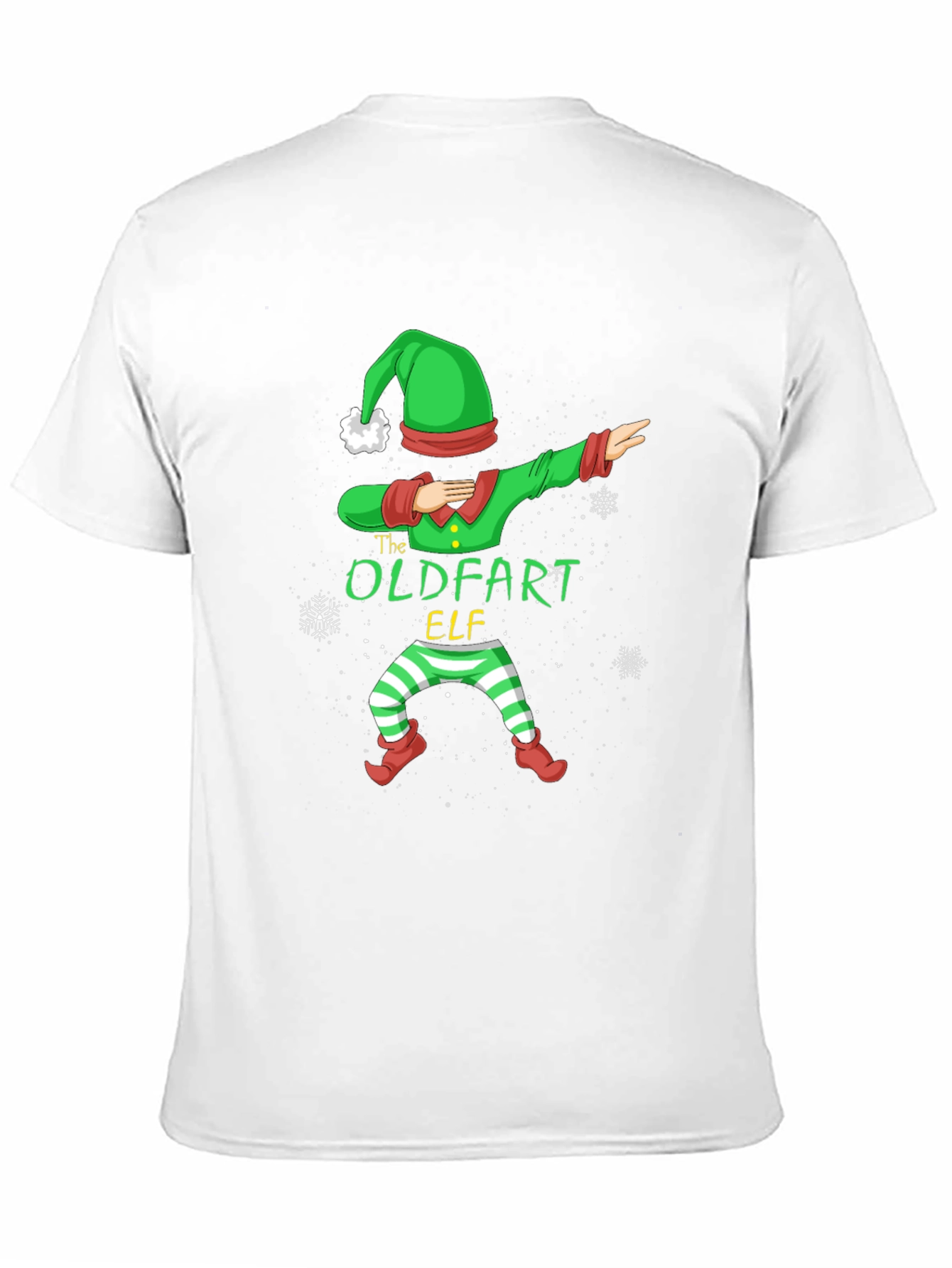 The Oldfart Elf Dabbing Christmas T-Shirt