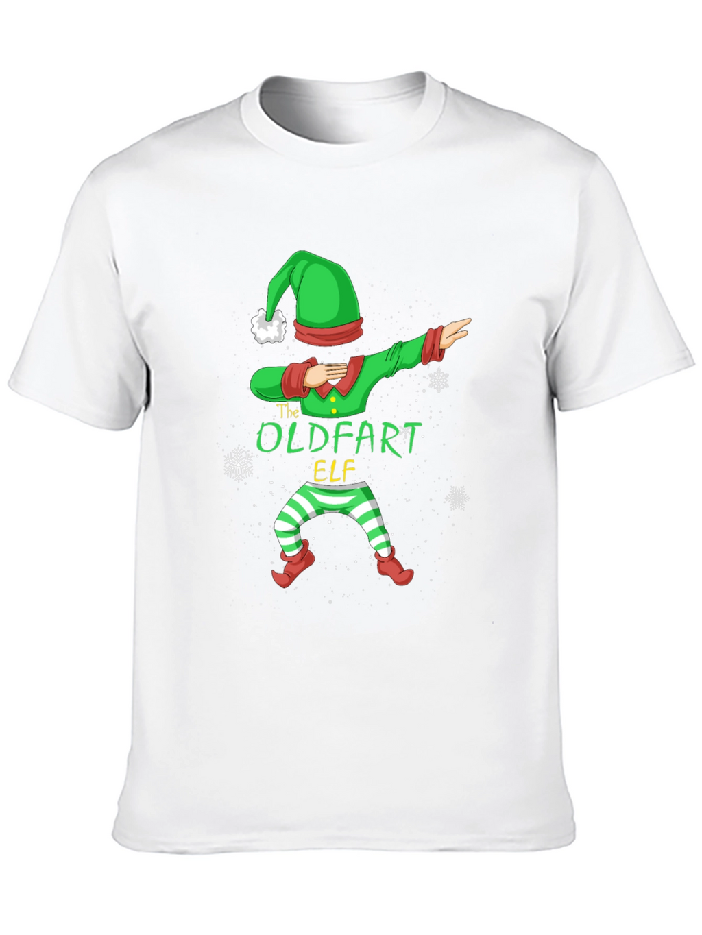 The Oldfart Elf Dabbing Christmas T-Shirt