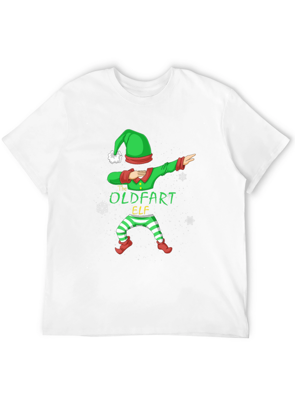 The Oldfart Elf Dabbing Christmas T-Shirt