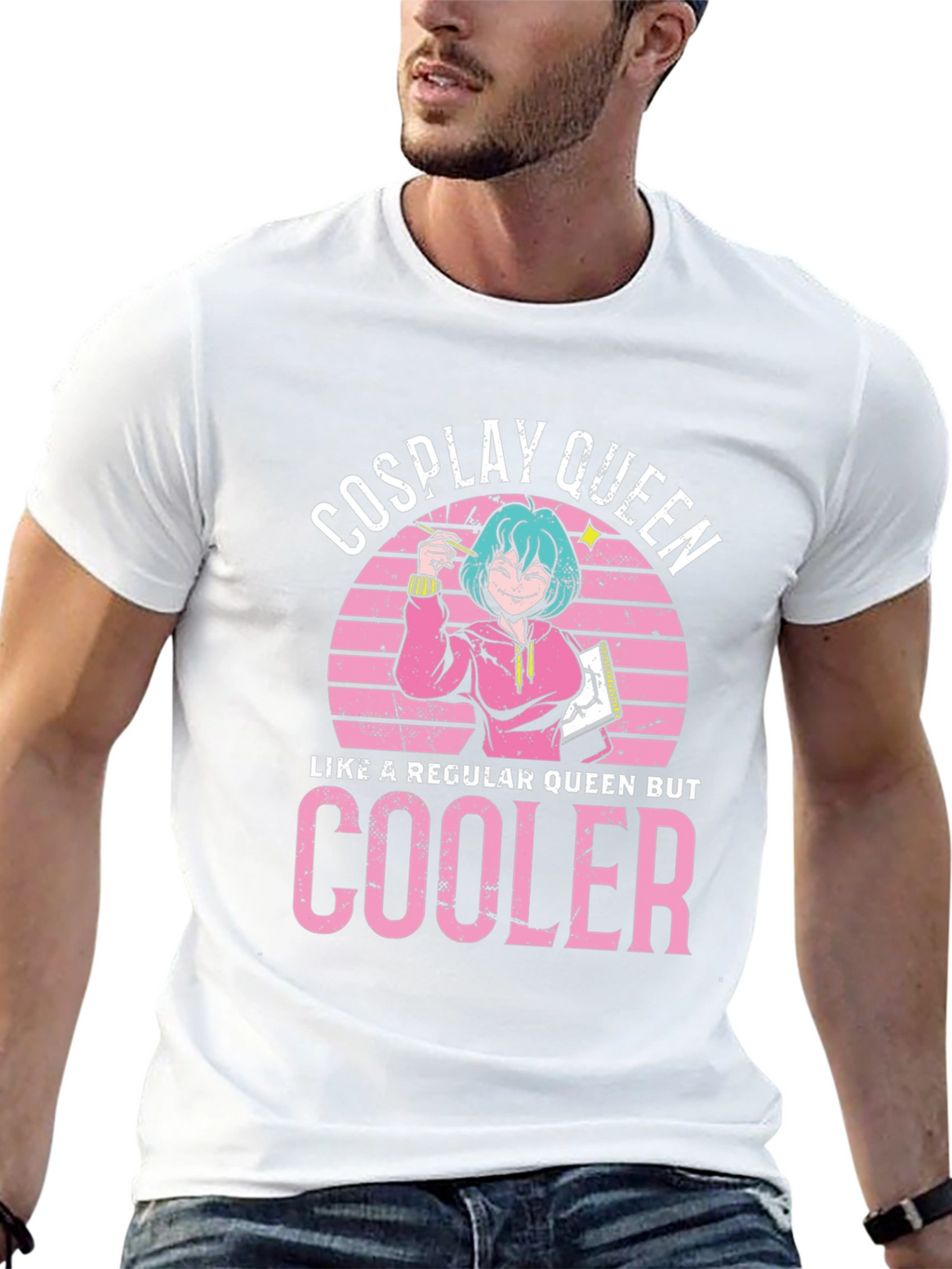 Cosplay Queen Graphic T-Shirt - Anime Lover Tee