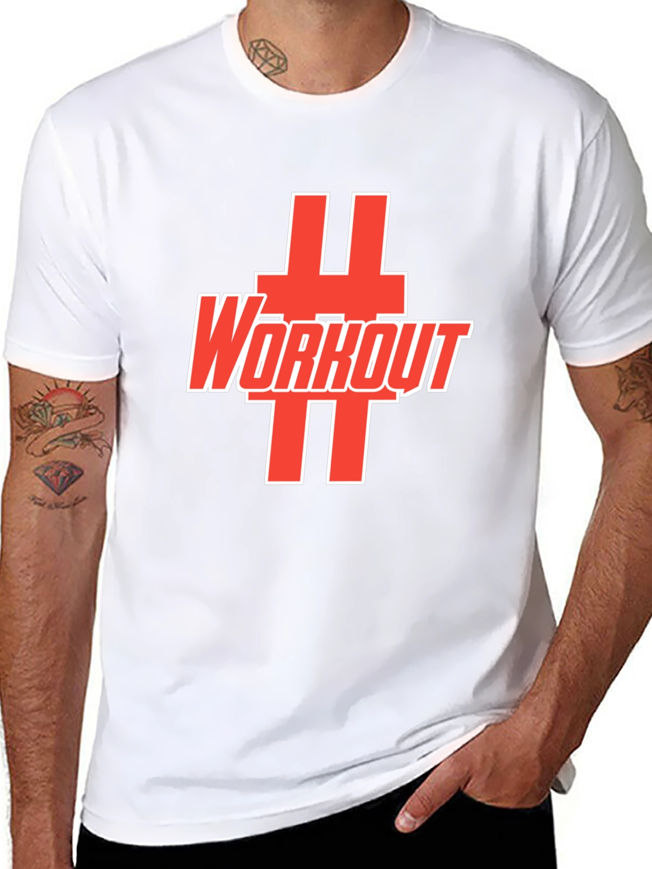 Workout Graphic T-Shirt - Gym Apparel