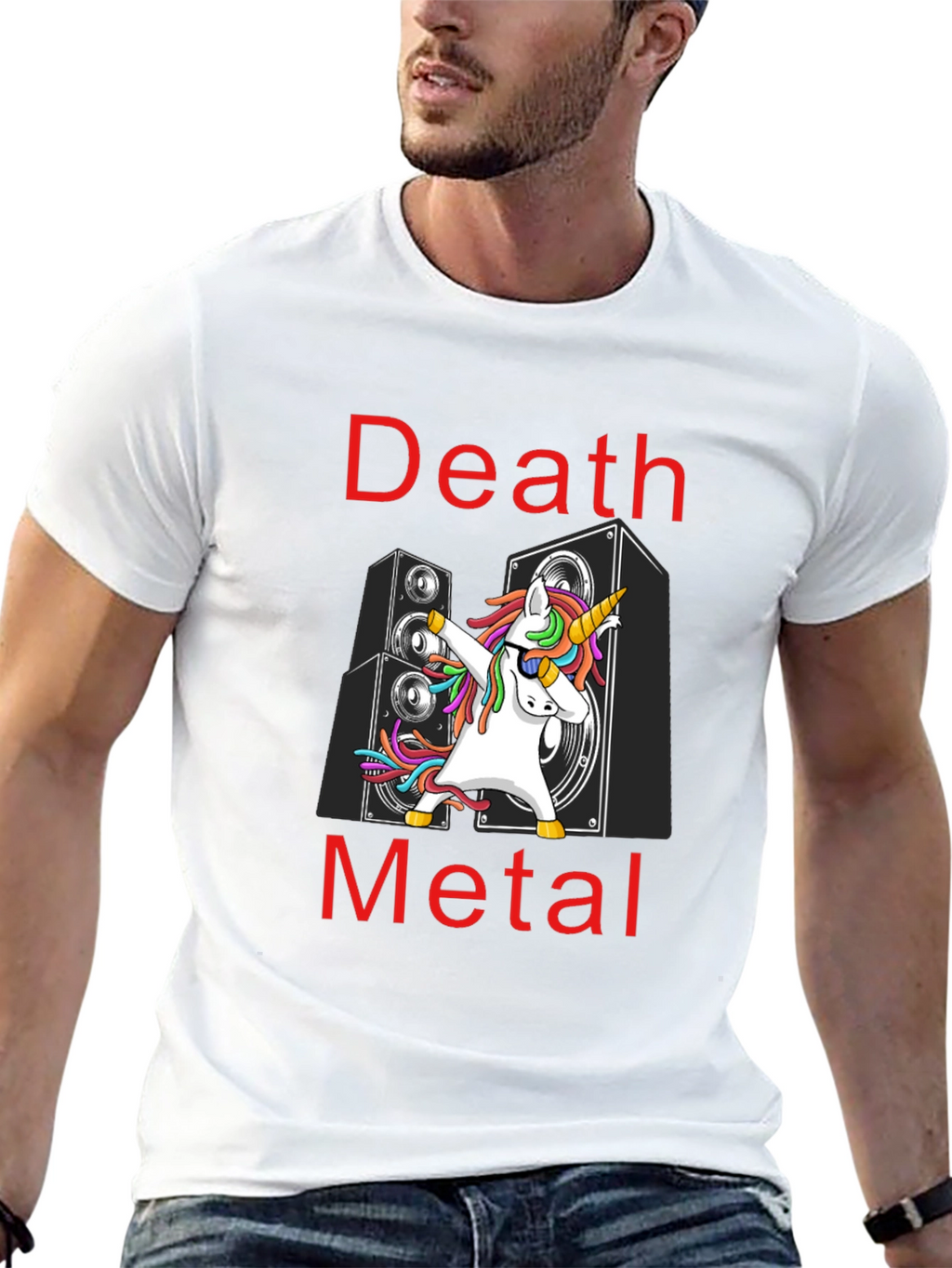 Death Metal Unicorn T-Shirt: Dab Dance