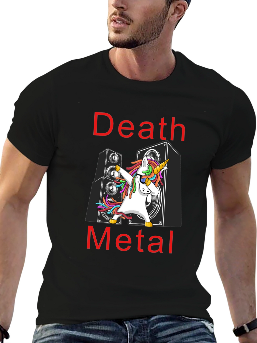 Death Metal Unicorn T-Shirt: Dab Dance